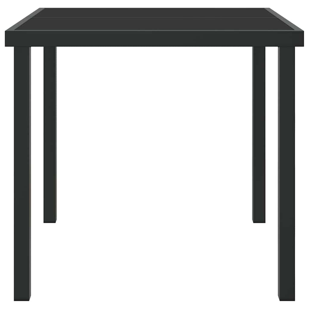 Tuinstafel Zwart 80 x 80 x 73 cm Metaal – afbeelding 6