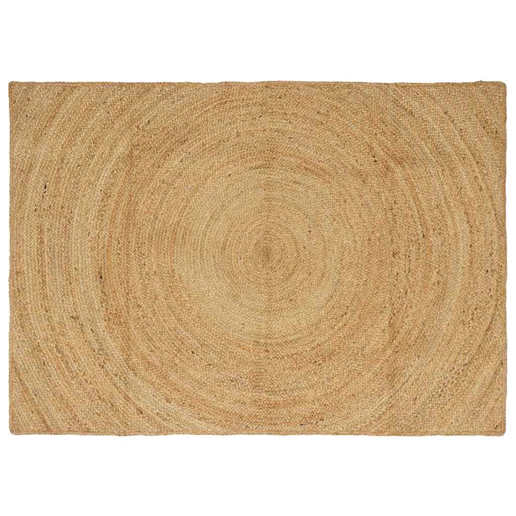 Vloerkleden Rechthoekig Bruin 140 x 200 cm Jute