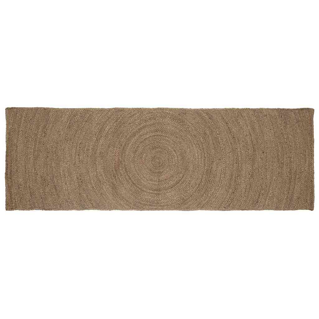 Vloerkleden Rechthoekig Grijs 60 x 200 cm Jute