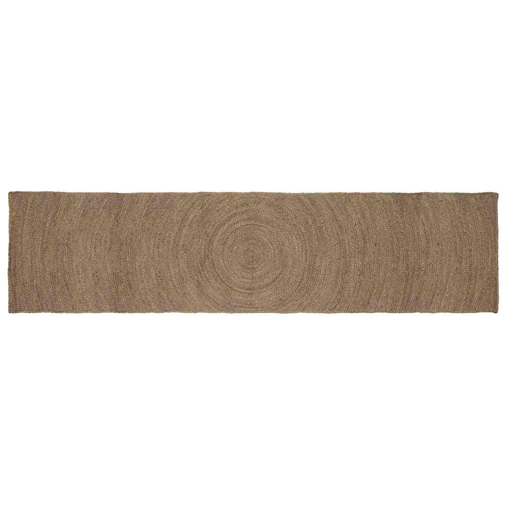 Vloerkleden Rechthoekig Grijs 80 x 400 cm Jute