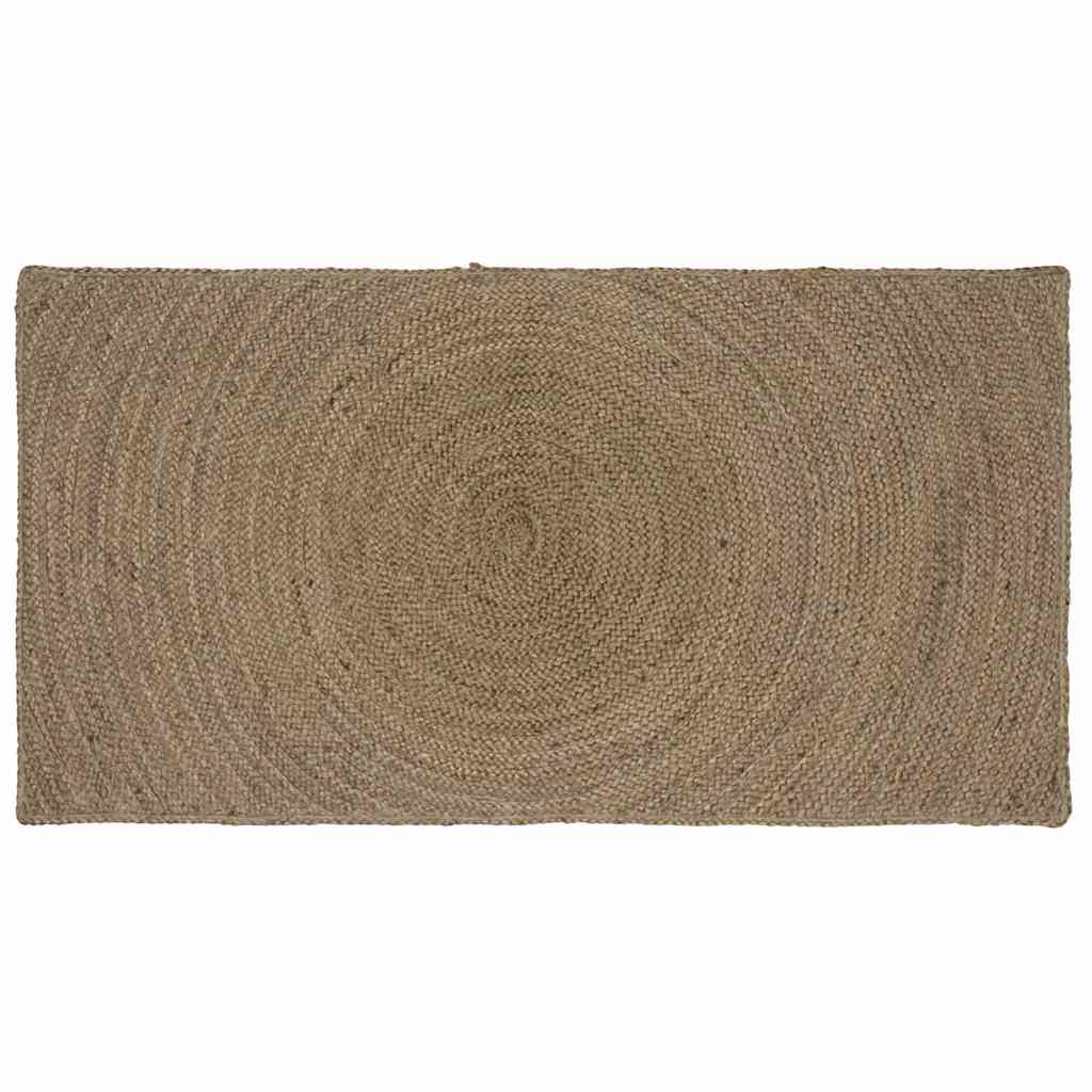 Vloerkleden Rechthoekig Grijs 100 x 200 cm Jute
