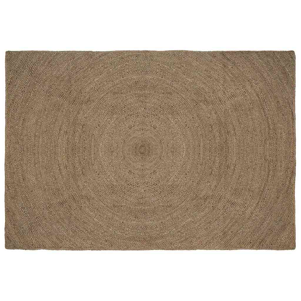 Vloerkleden Rechthoekig Grijs 160 x 230 cm Jute – afbeelding 1