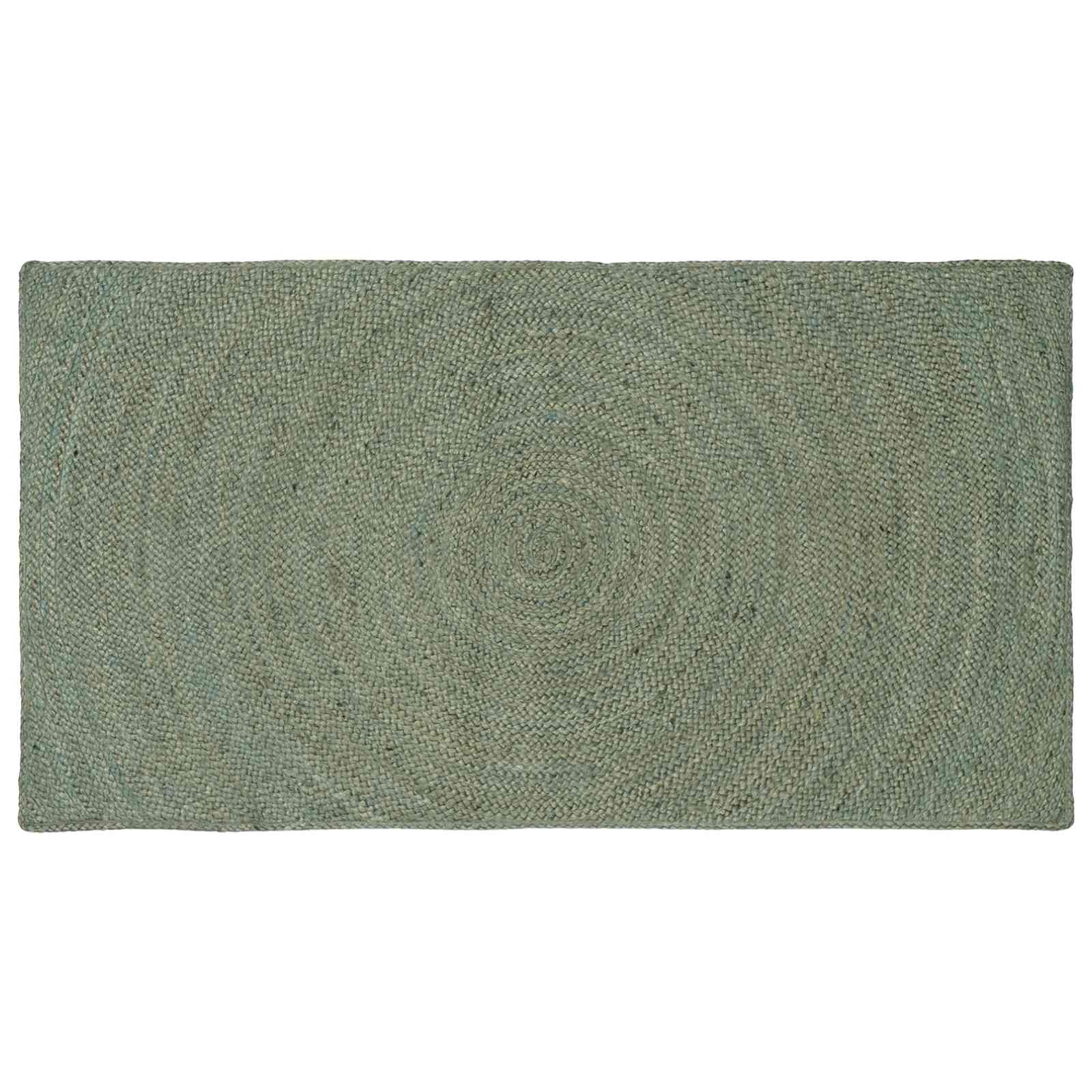 Vloerkleden Olijfgroen 60 x 110 cm Jute