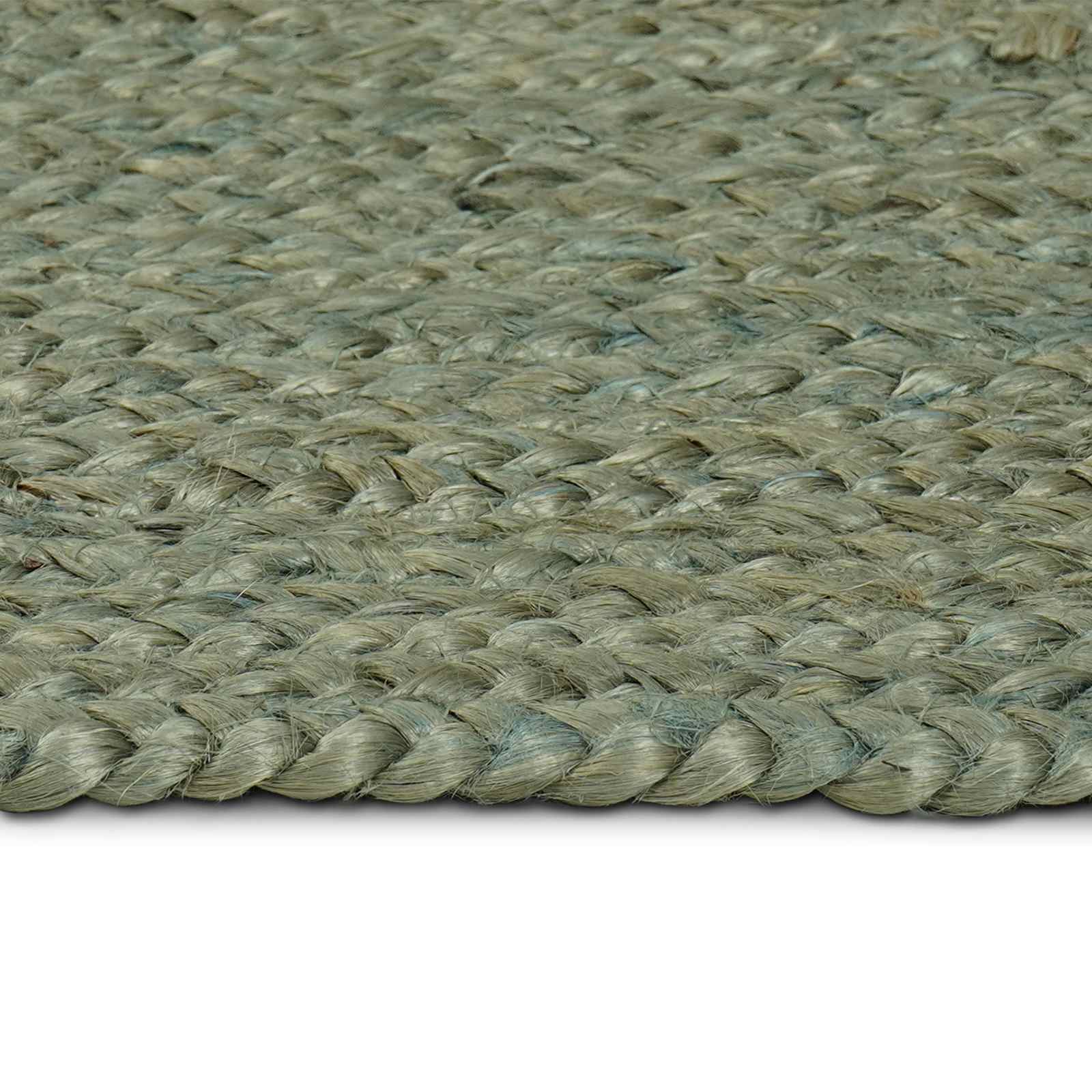 Vloerkleden Olijfgroen 122 x 183 cm Jute – afbeelding 4