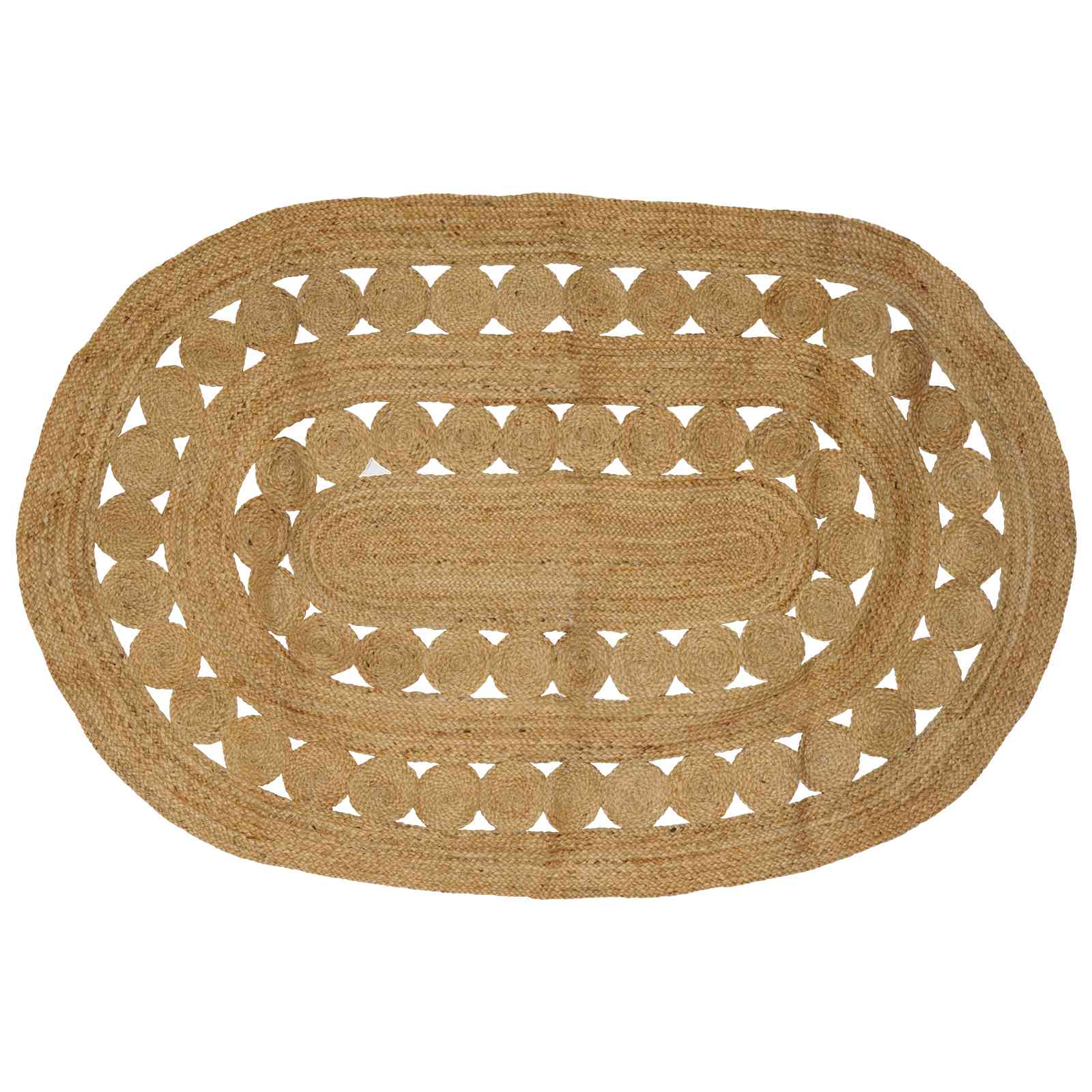 Tapijt Bruin 205 x 305 cm Jute