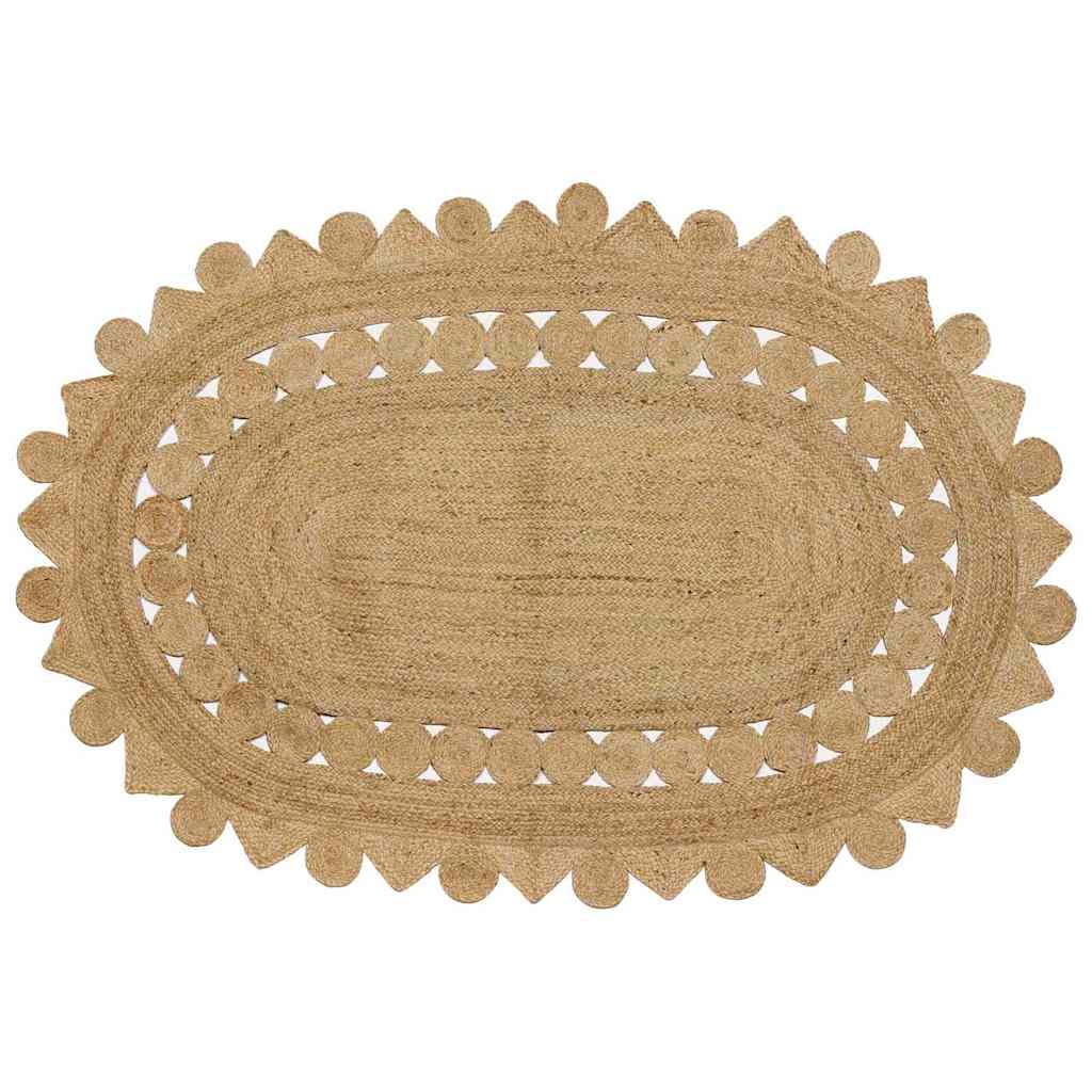Tapijt Bruin 205 x 305 cm Jute