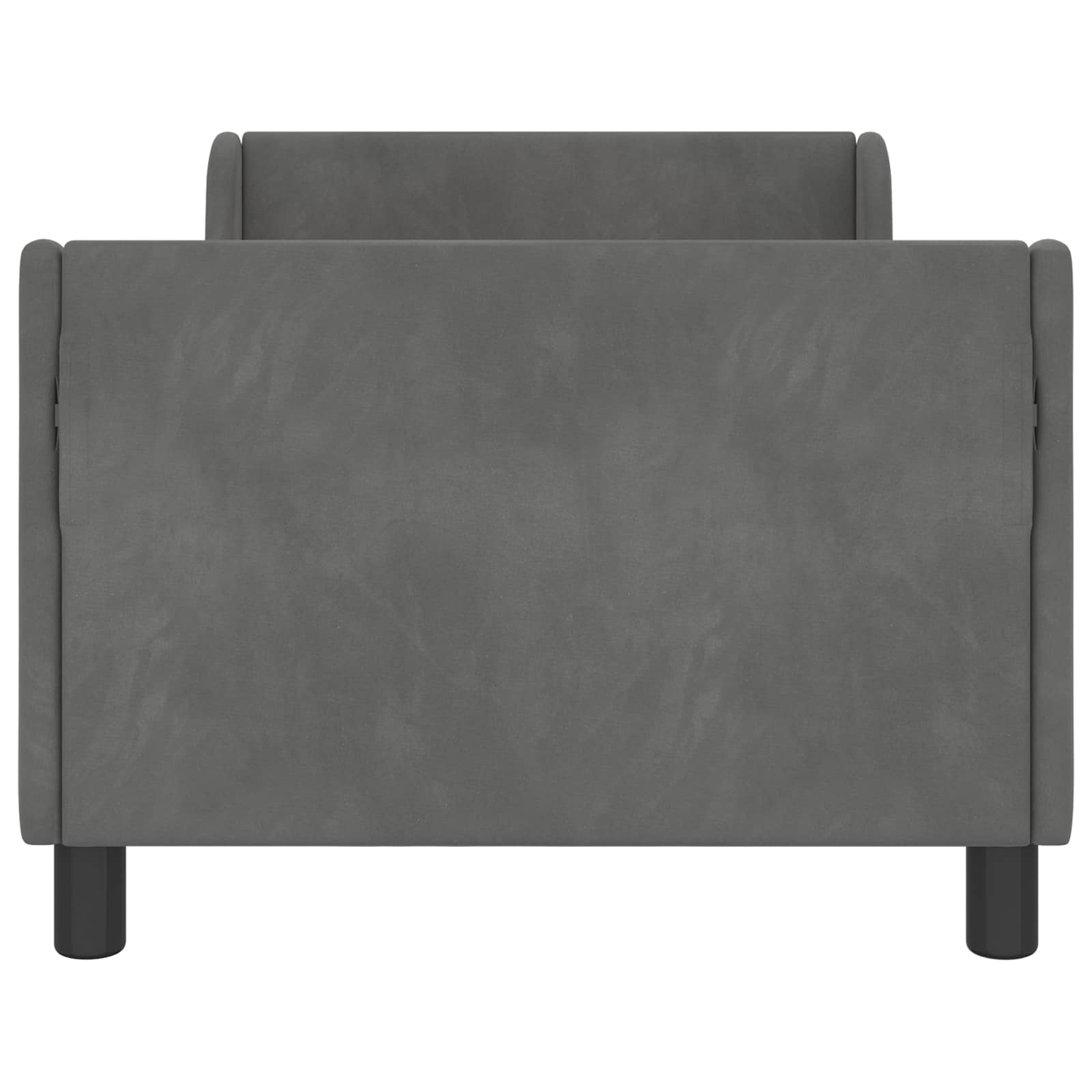 Bedframe voor kinderen met hoofdbord Donkergrijs 80 x 160 cm – afbeelding 5