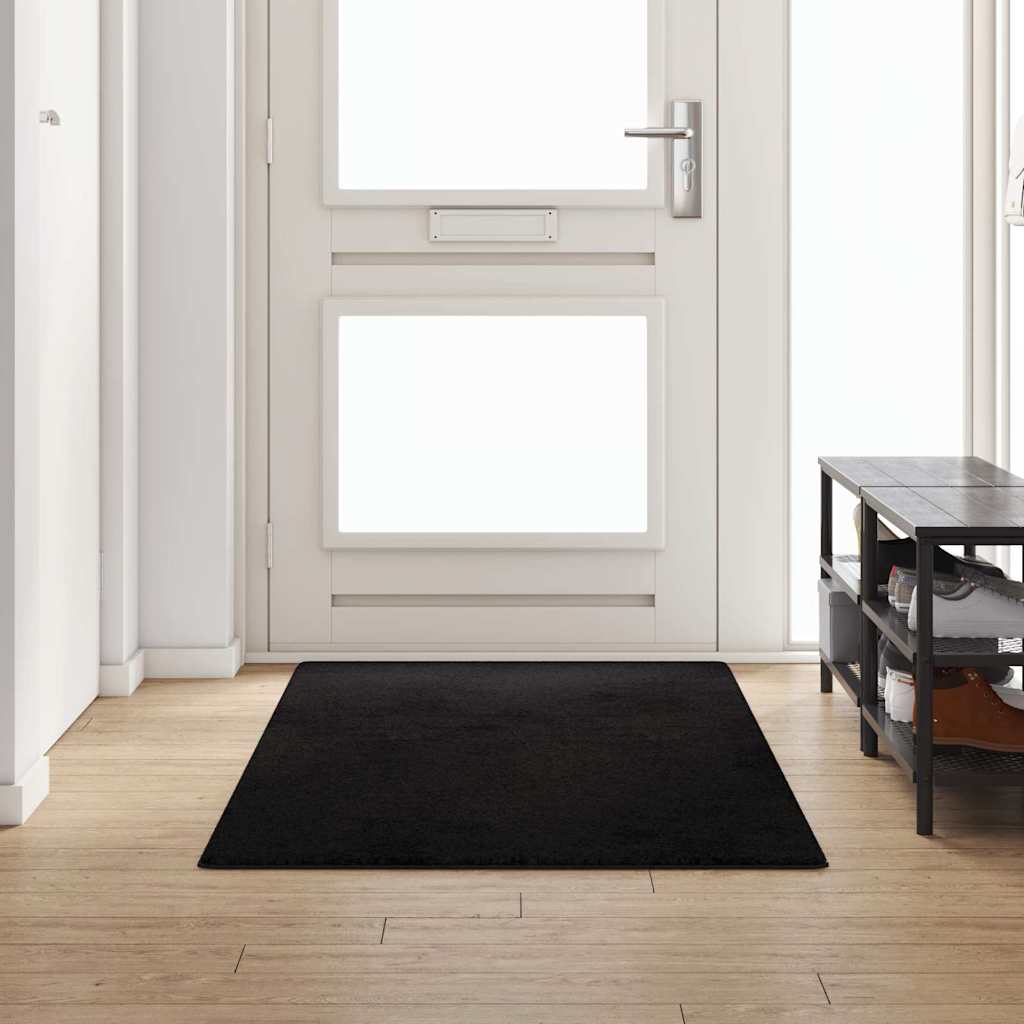 Tapijt Loper Zwart 100 x 250 cm 100% Polypropylene Tuft