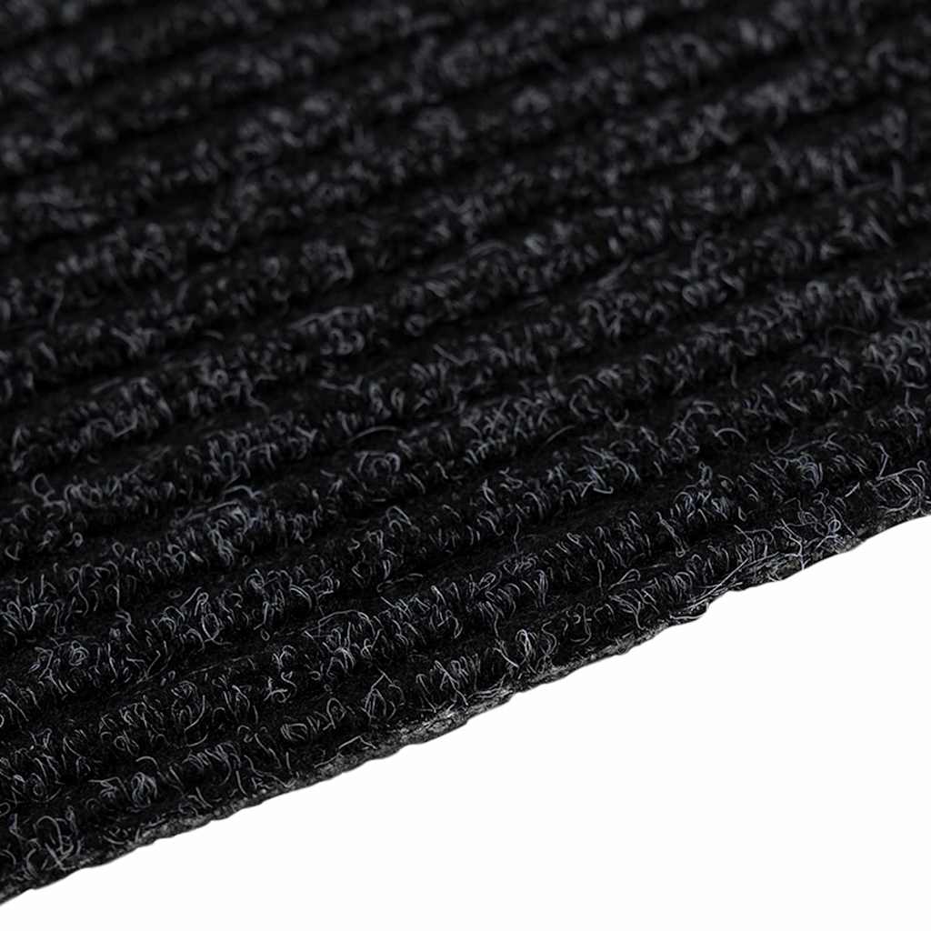 Tapijt Loper Antraciet 80 x 150 cm Stof – afbeelding 6