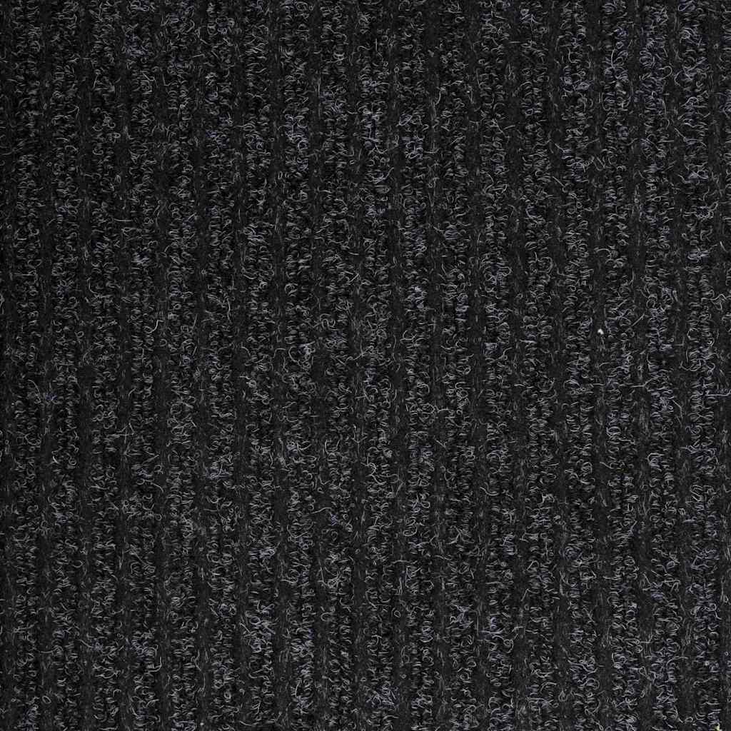 Tapijt Loper Antraciet 80 x 150 cm Stof – afbeelding 8