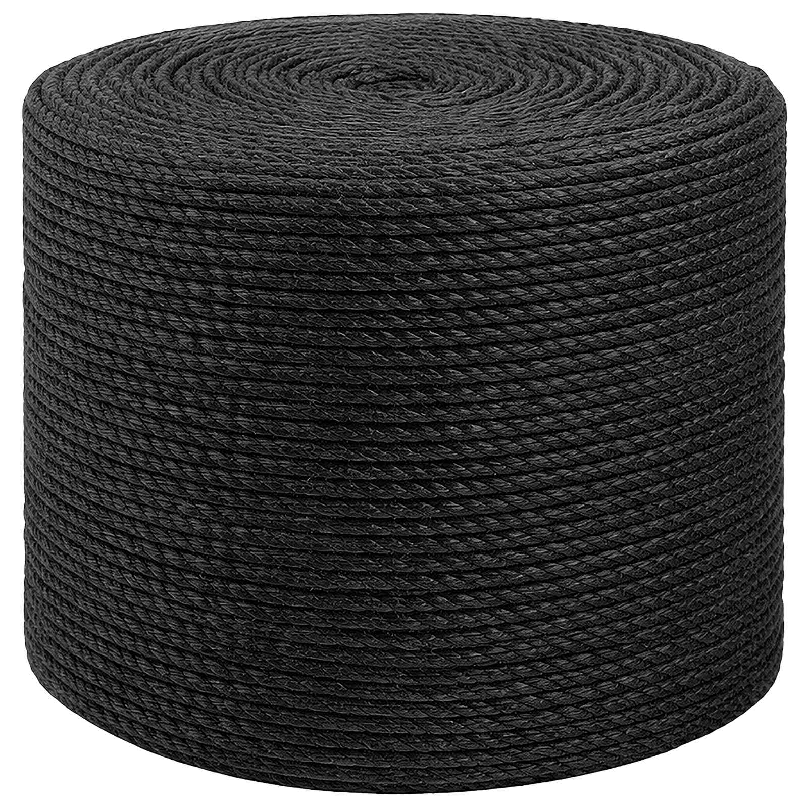 Jute Touw 8 Zwart 100% Tossa jute