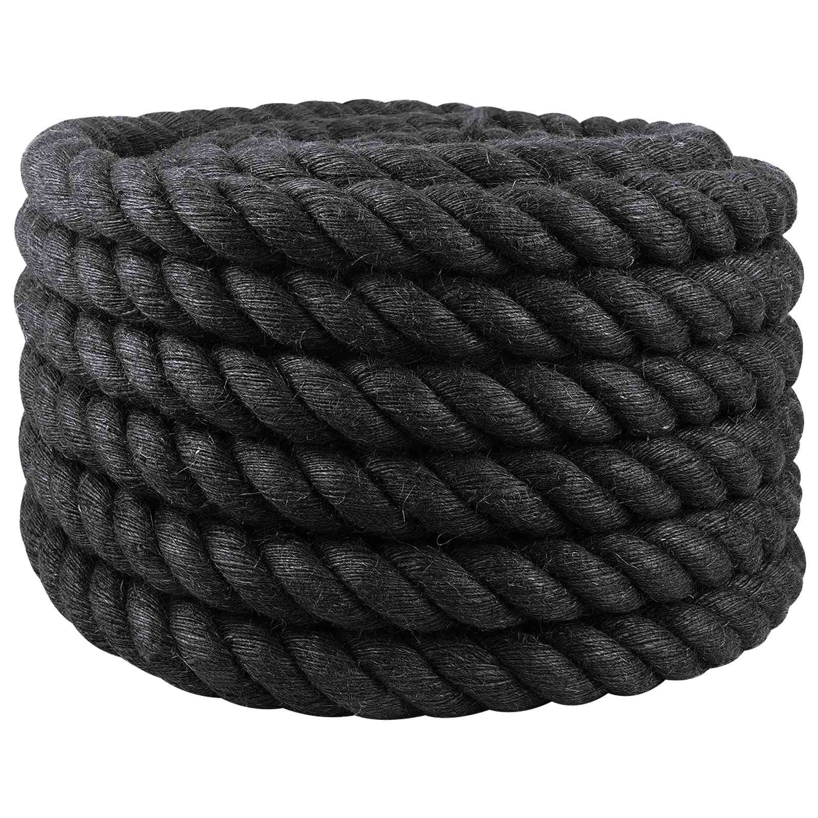 Jute Touw 30 Zwart 100% Tossa jute – afbeelding 1