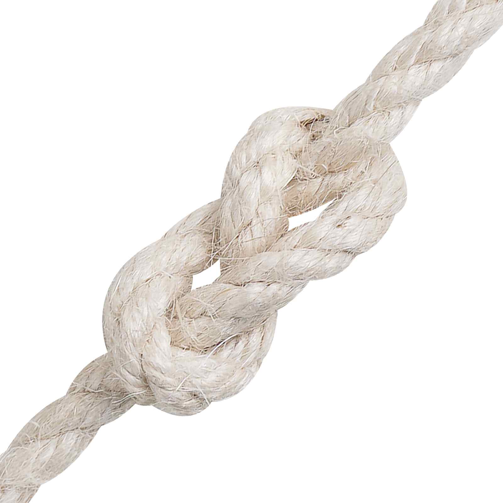 Jute Touw 6 Wit 100% Tossa jute – afbeelding 3