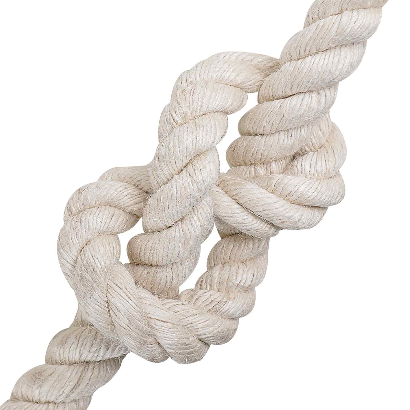 Jute Touw 30 Wit 100% Tossa jute – afbeelding 3