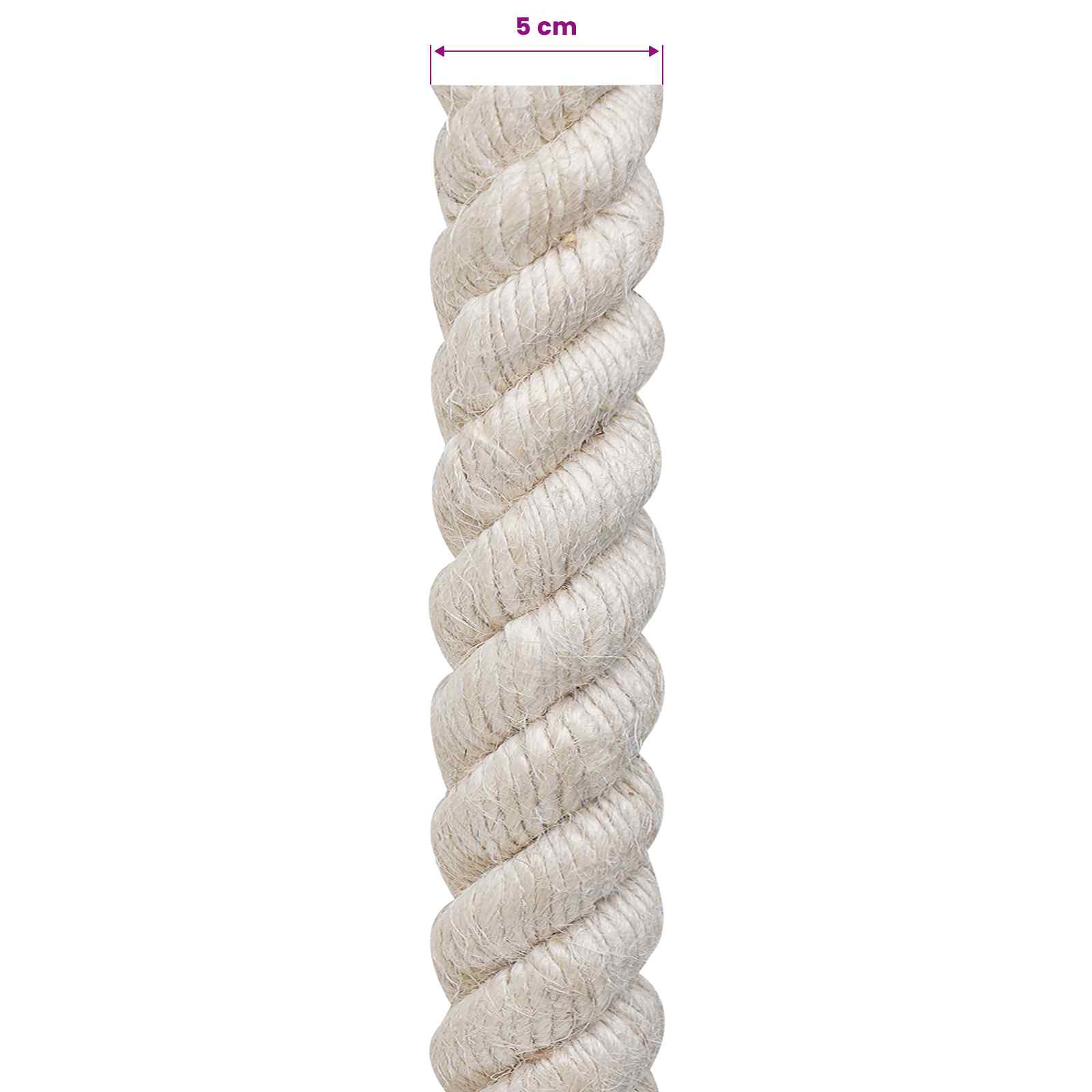 Jute Touw 50 Wit 100% Tossa jute – afbeelding 5