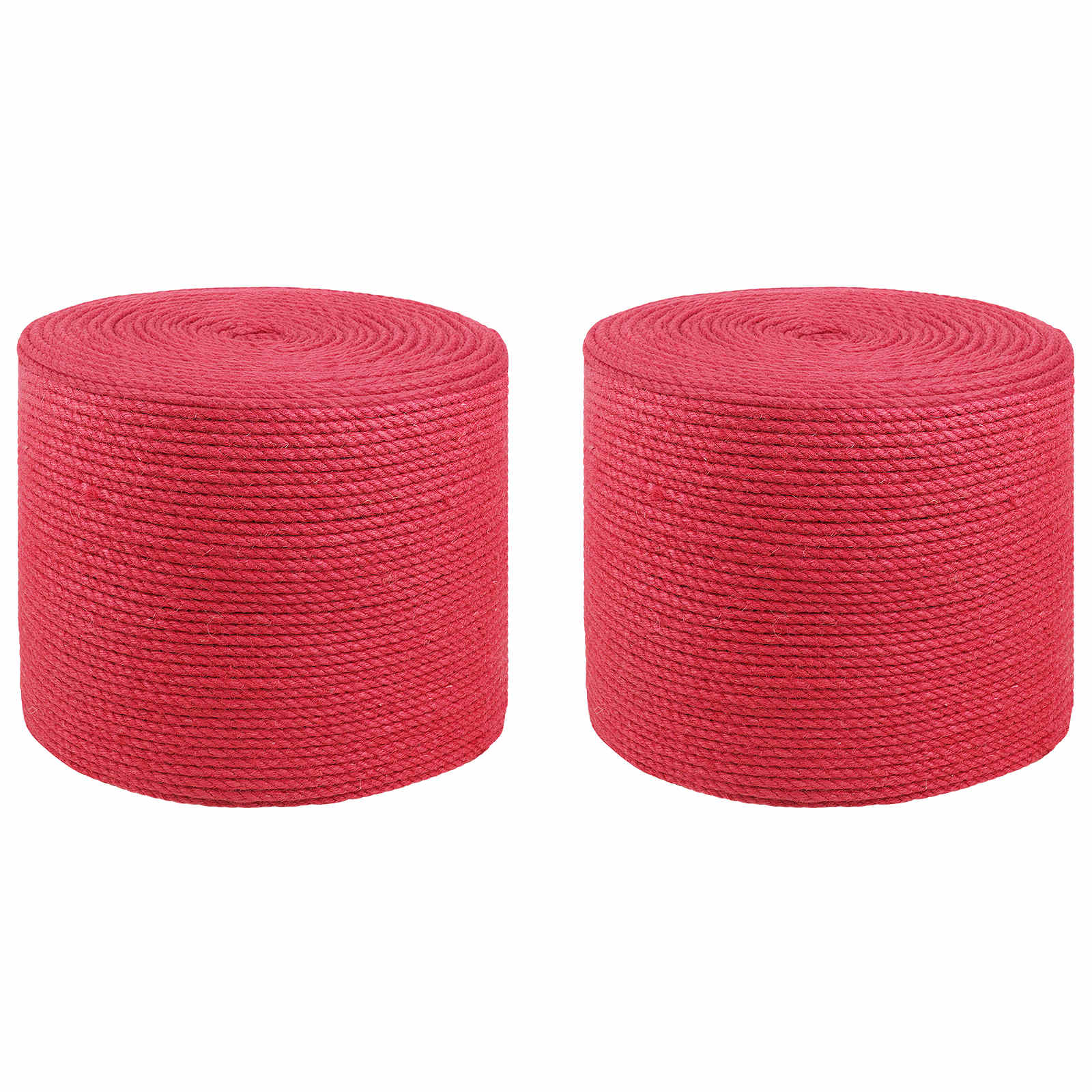 Jute Touw 2 pcs Rood 100% Tossa jute