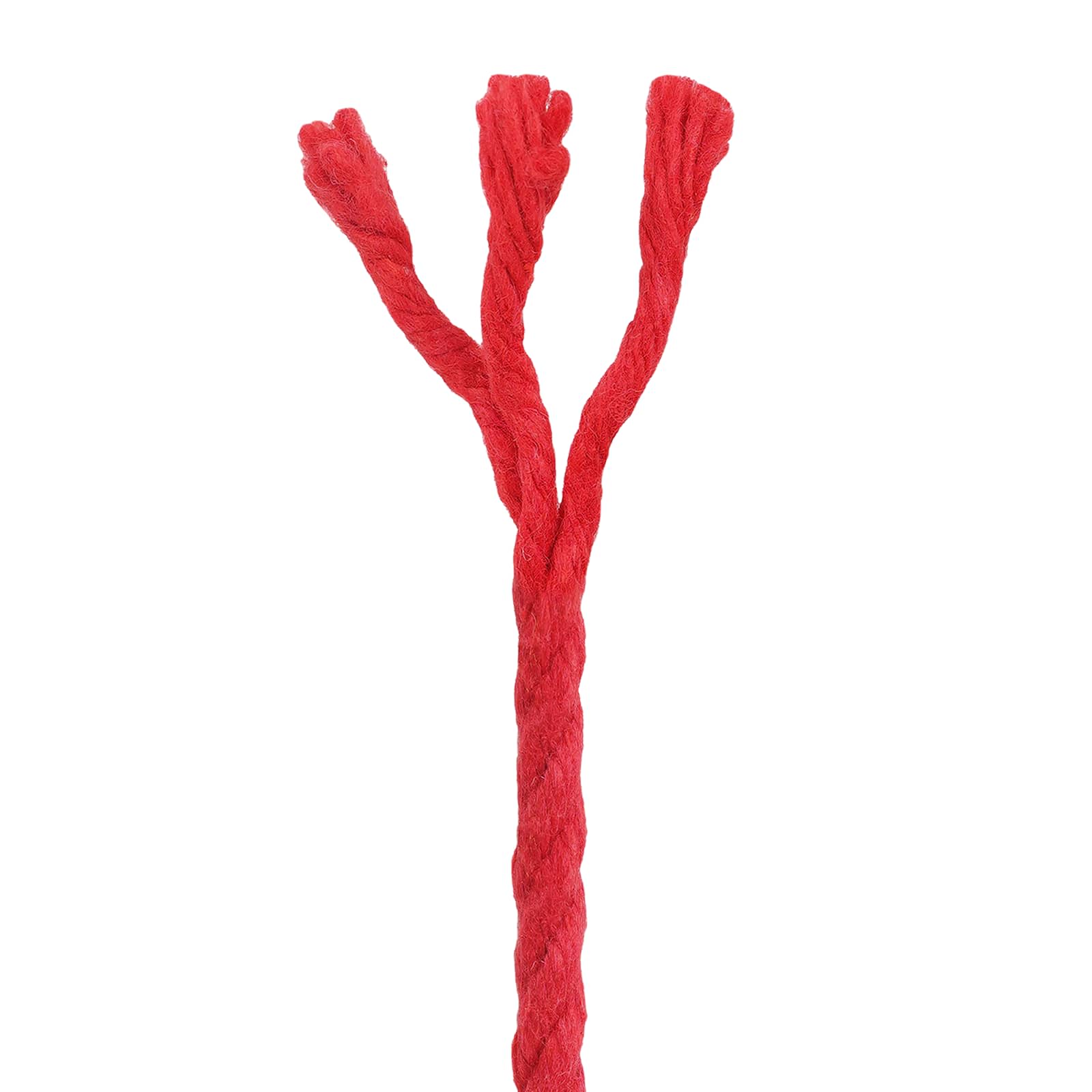 Touw 2 pcs Rood Katoen – afbeelding 4