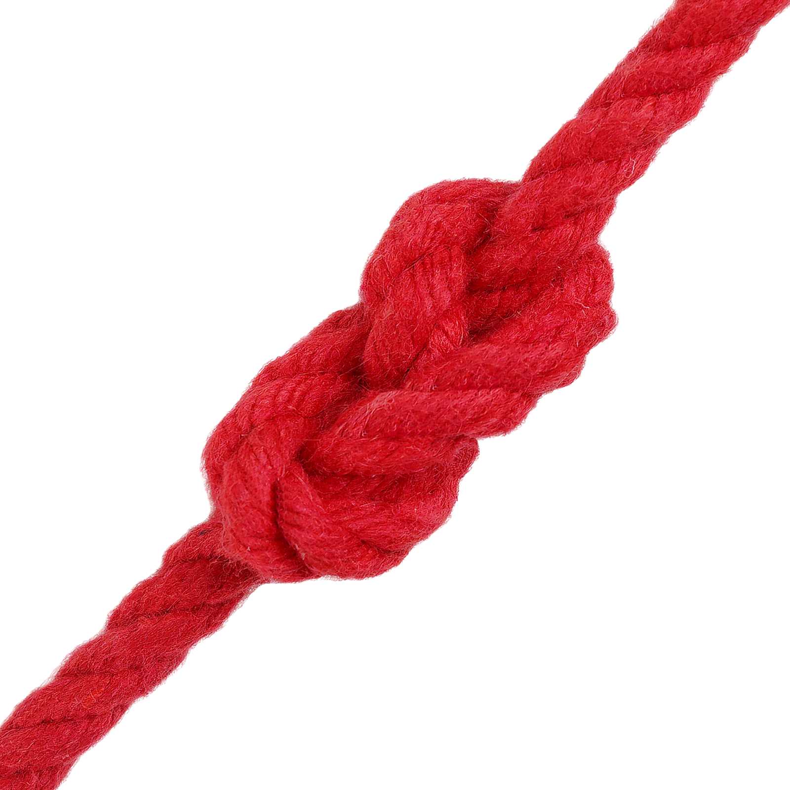 Touw Rood 0,4 x 0,4 x 25000 cm Katoen – afbeelding 3