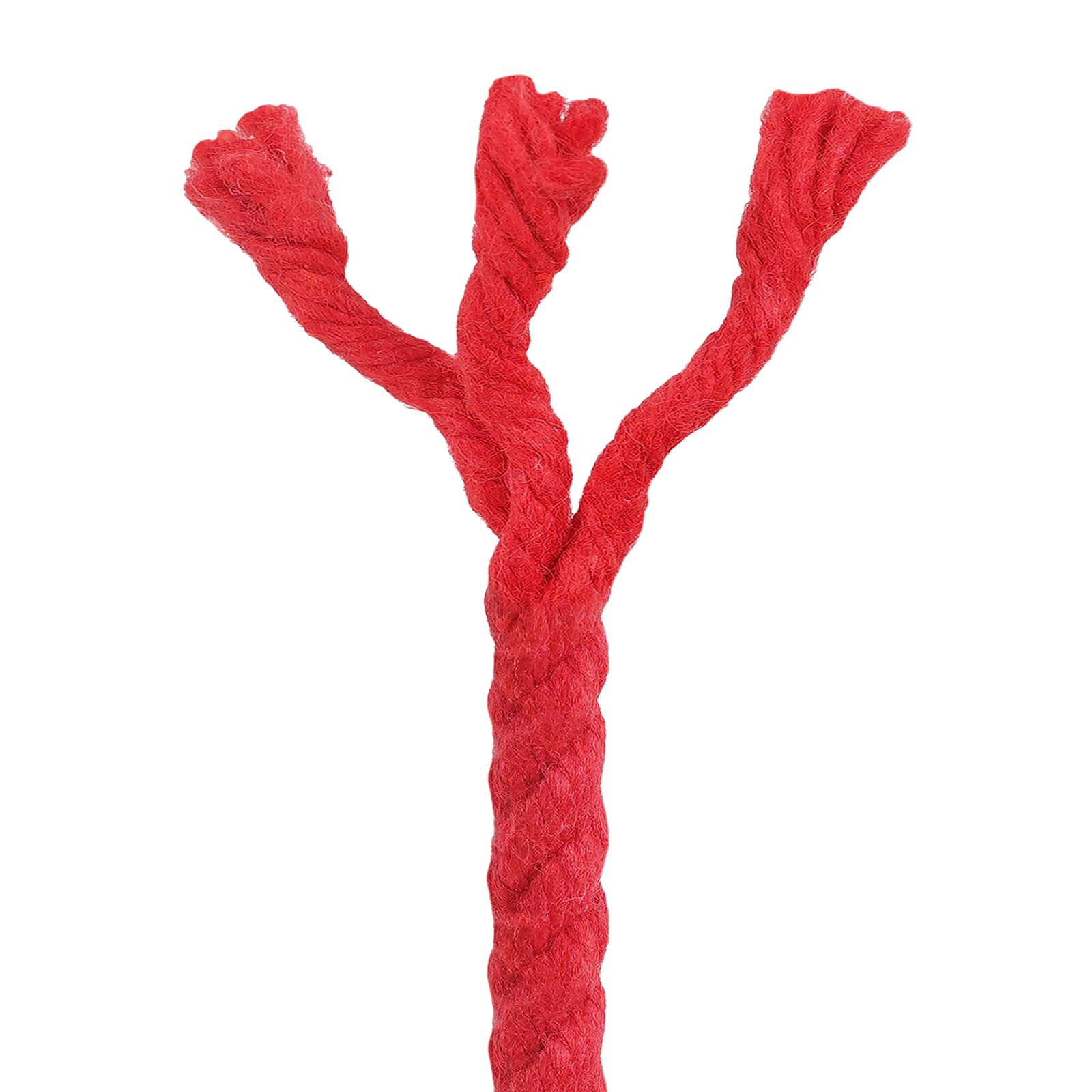 Touw Rood 0,8 x 0,8 x 5000 cm Katoen – afbeelding 4