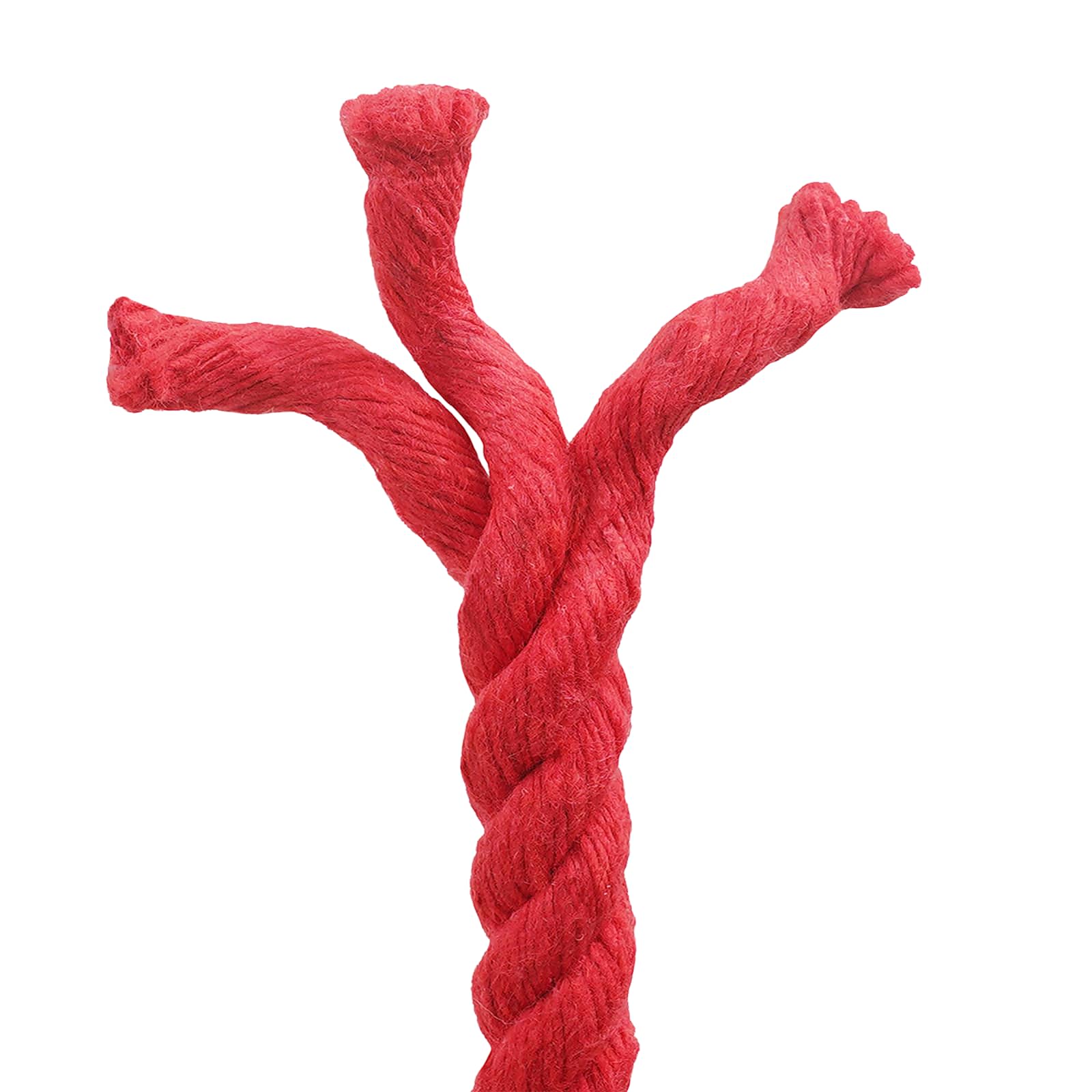 Touw Rood 1,4 x 1,4 x 5000 cm Katoen – afbeelding 4