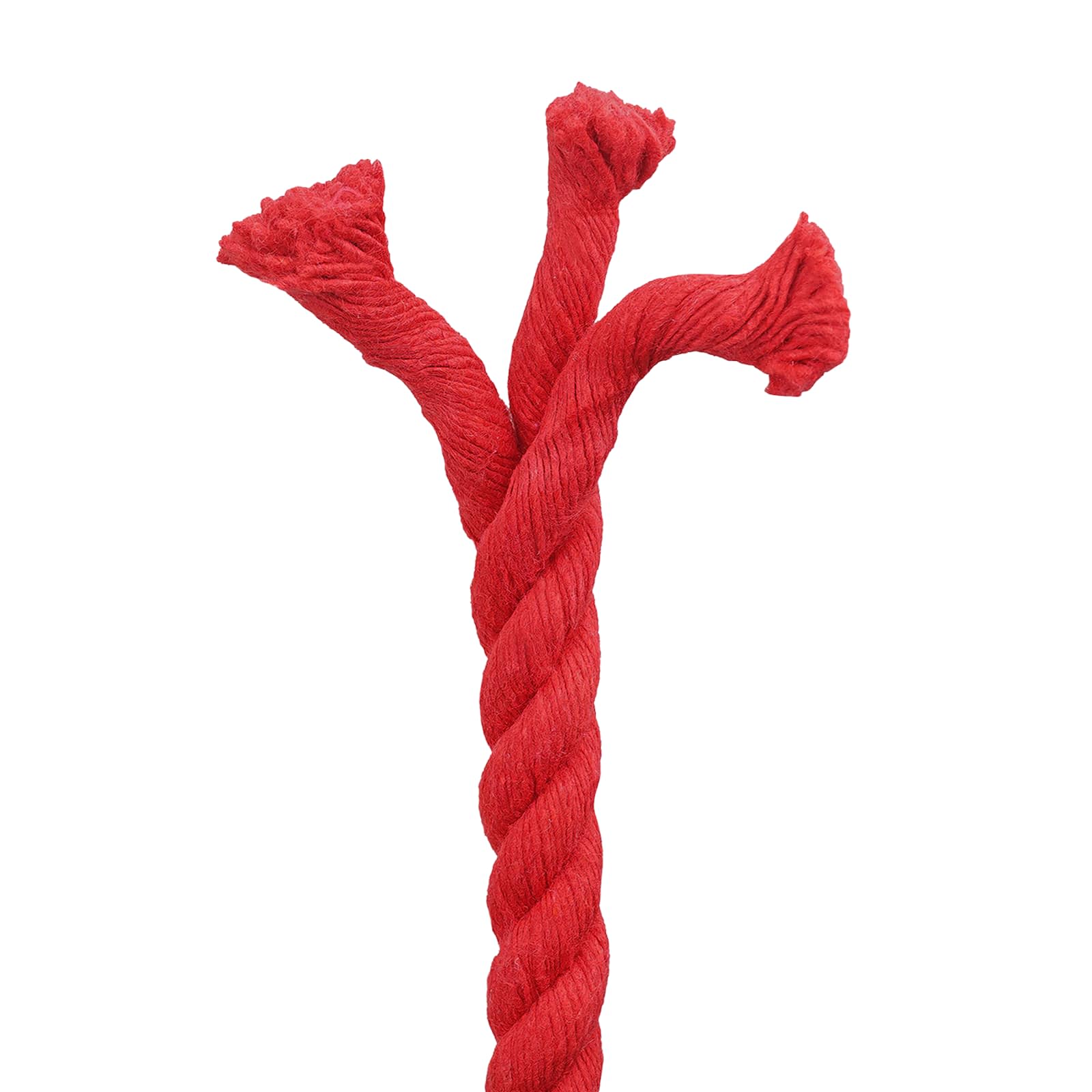 Touw Rood 1,6 x 1,6 x 10000 cm Katoen – afbeelding 4
