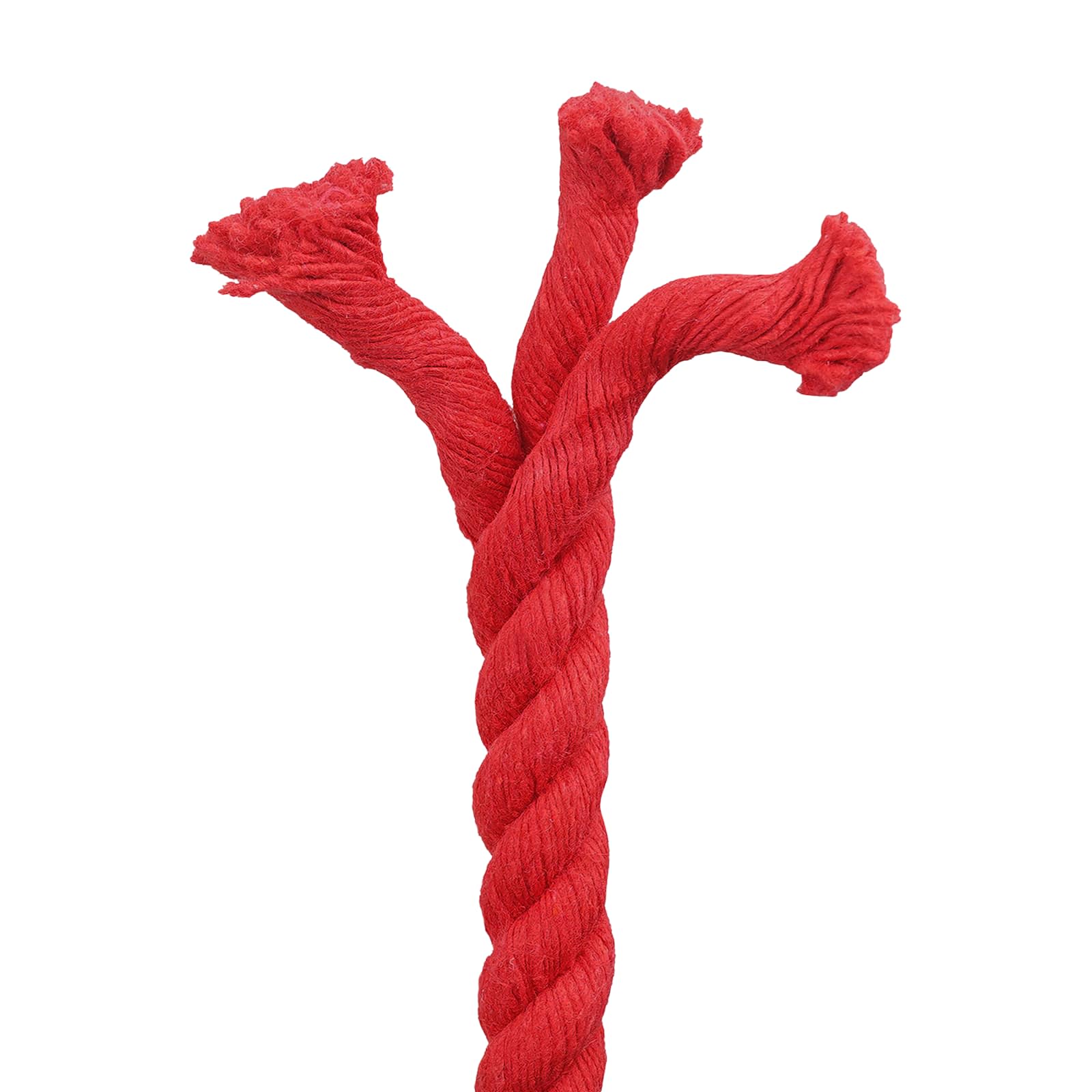 Touw Rood 2 x 2 x 10000 cm Katoen – afbeelding 4
