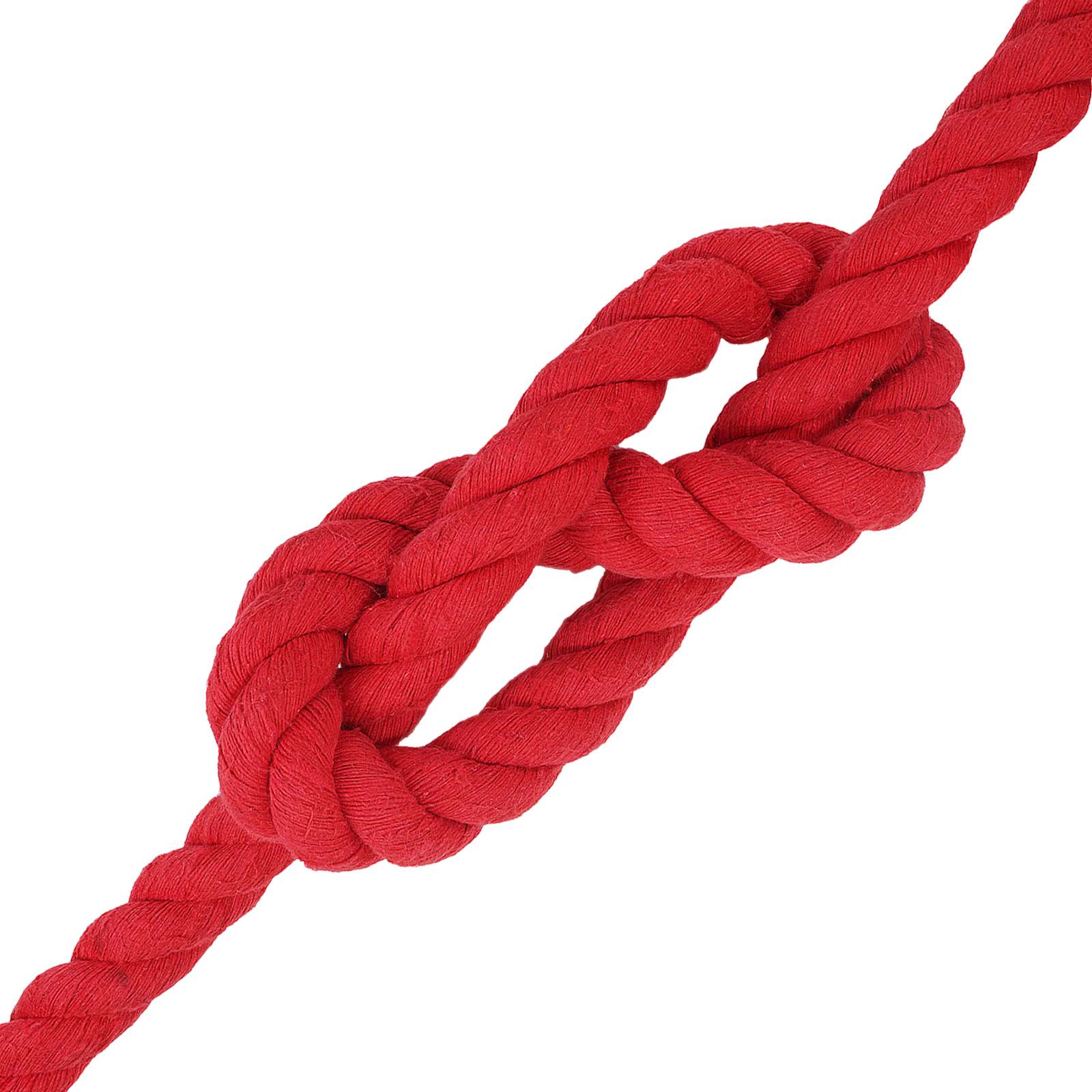 Touw Rood 3 x 3 x 1000 cm Katoen – afbeelding 3