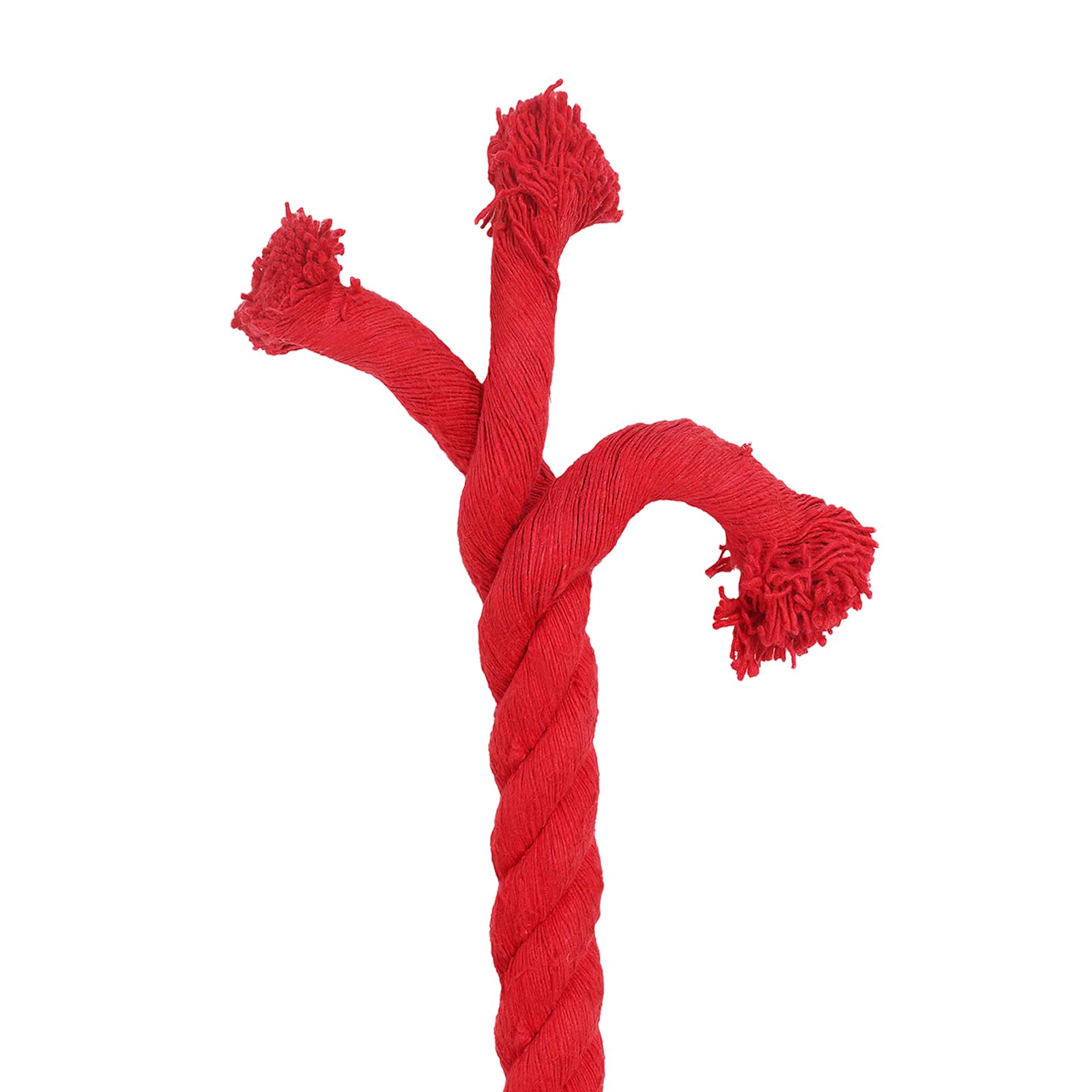 Touw Rood 3 x 3 x 2500 cm Katoen – afbeelding 4