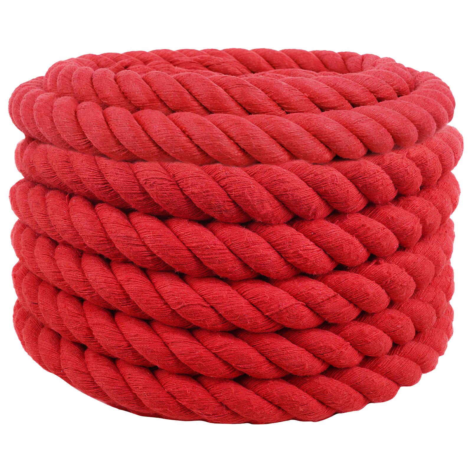 Touw Rood 3,6 x 3,6 x 2500 cm Katoen – afbeelding 1
