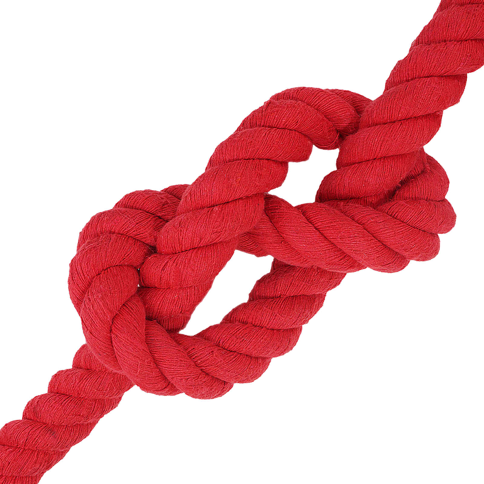 Touw Rood 5 x 5 x 500 cm Katoen – afbeelding 3