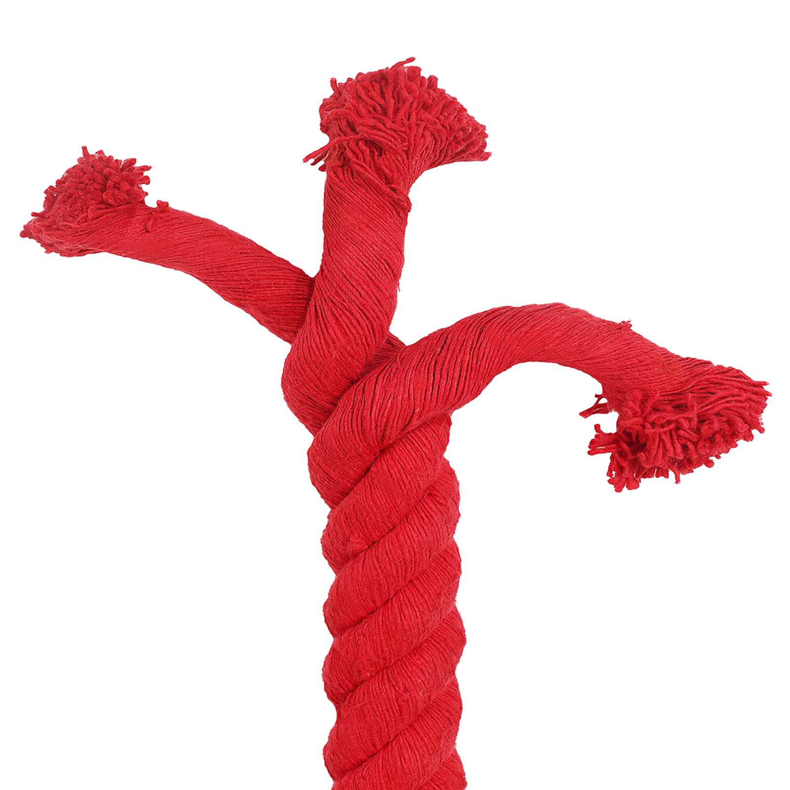 Touw Rood 6 x 6 x 1000 cm Katoen – afbeelding 4