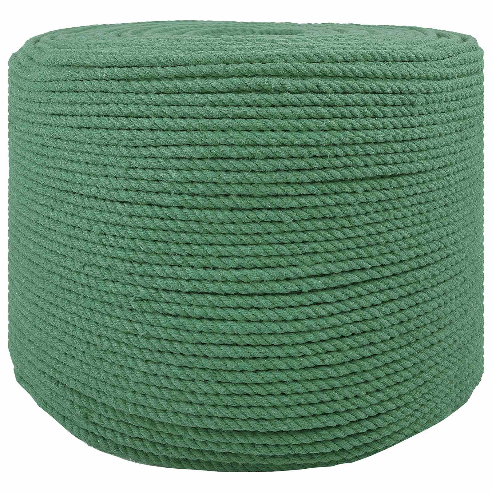 Katoen Touw 4 mm 50 m Groen 100% Katoen – afbeelding 1
