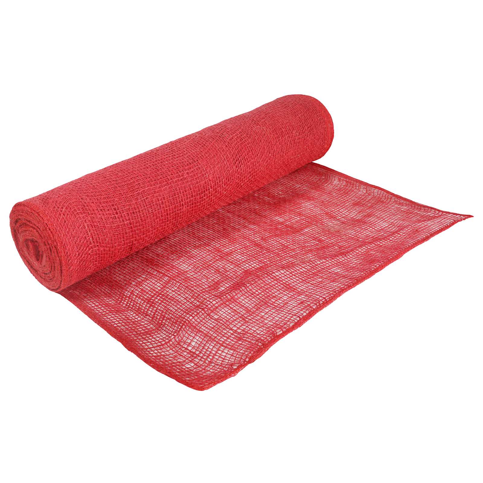 Jute Rol Rood 50 x 1000 cm – afbeelding 1