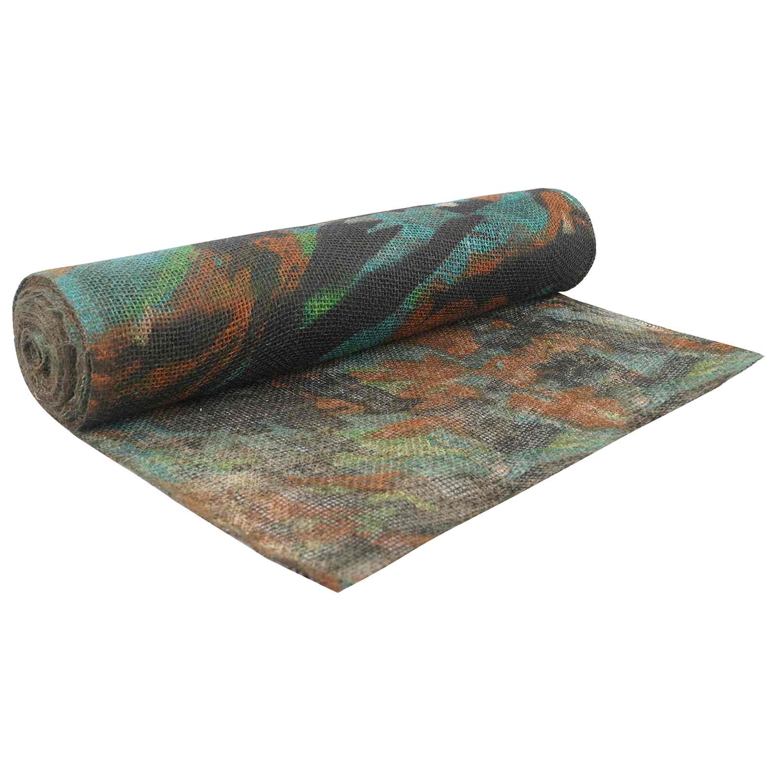 Jute Rol Camouflage 100 x 500 cm – afbeelding 1