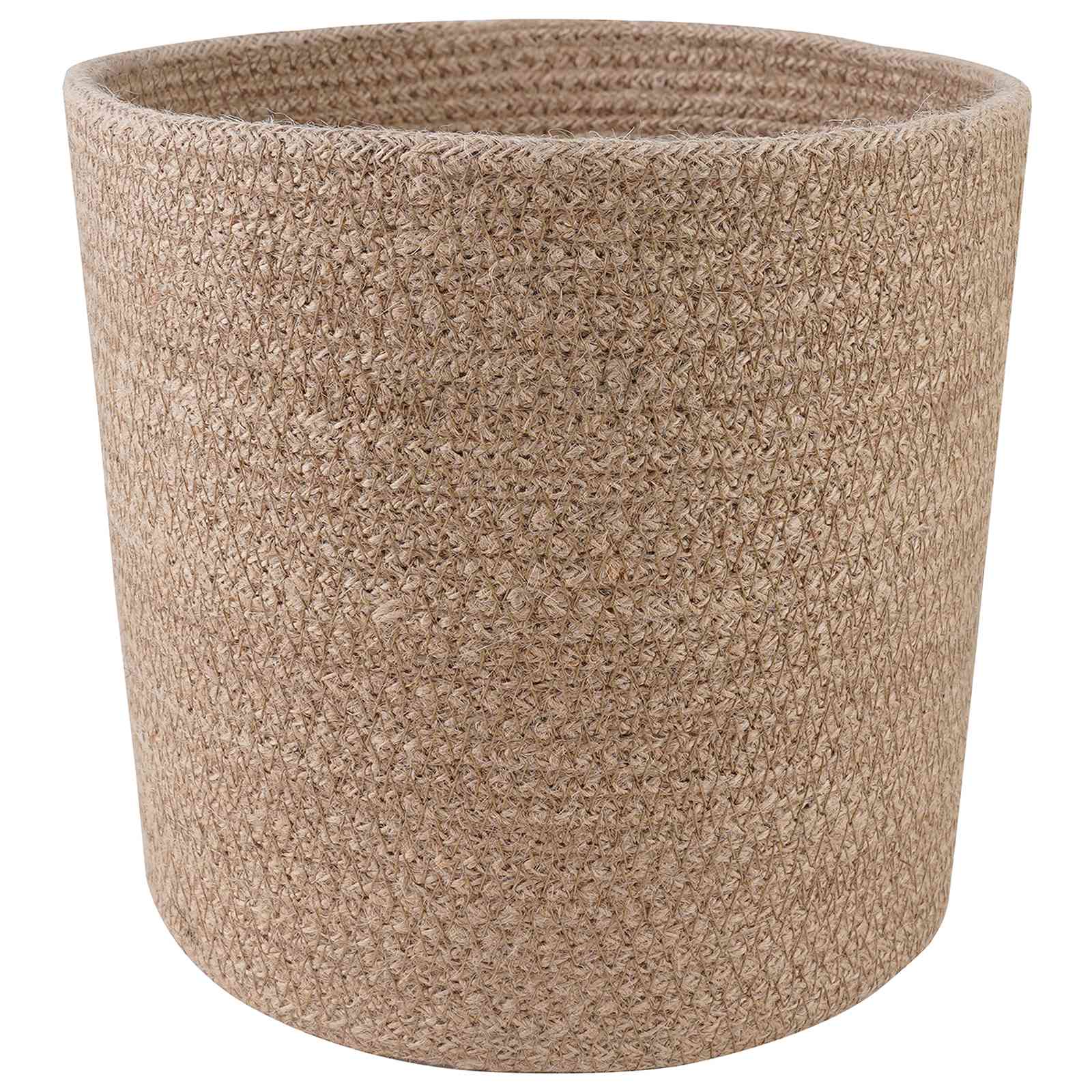 Plantenpot Set 2 pcs Naturel Ø 21 x 21 cm 100% Tossa Jute – afbeelding 2