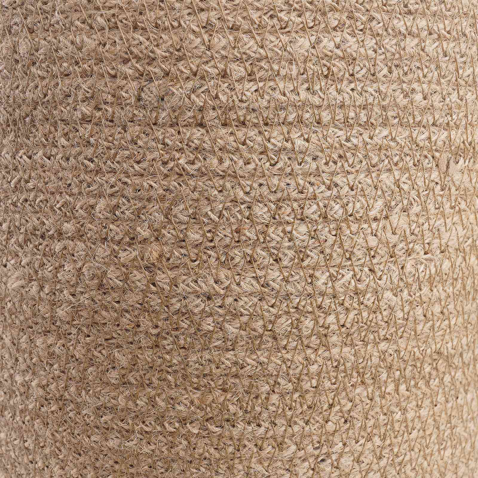Plantenpot Set 2 pcs Naturel Ø 21 x 21 cm 100% Tossa Jute – afbeelding 4