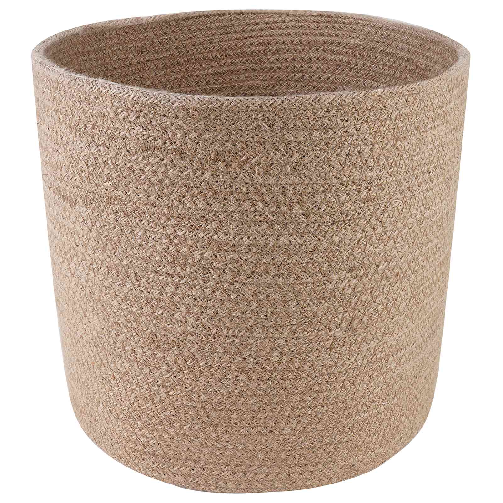 Plantenpot Set 2 pcs Naturel Ø 28 x 28 cm 100% Tossa Jute – afbeelding 2