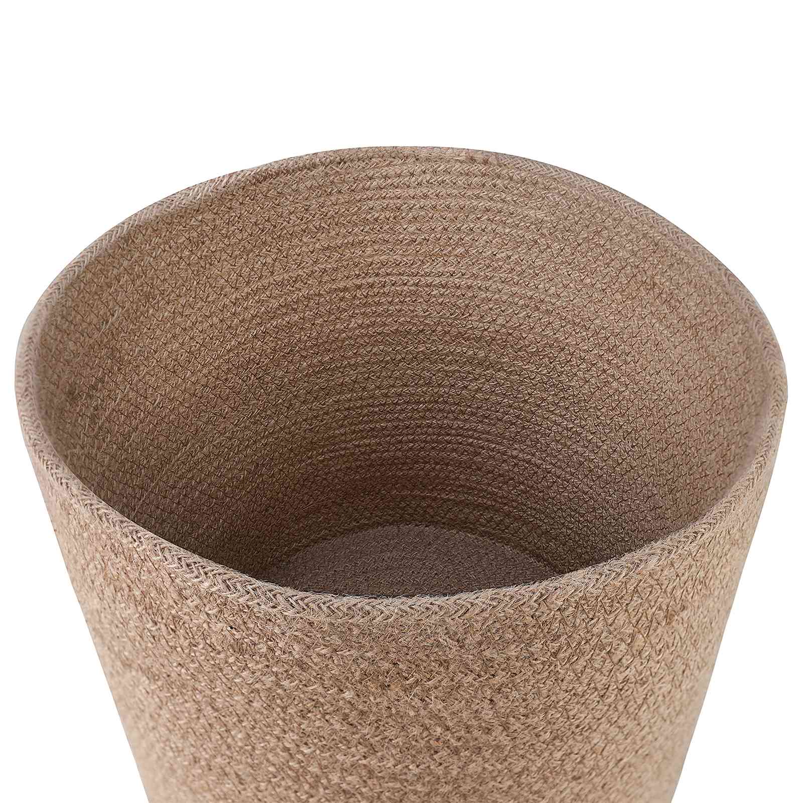 Plantenpot Set 2 pcs Naturel Ø 28 x 28 cm 100% Tossa Jute – afbeelding 3