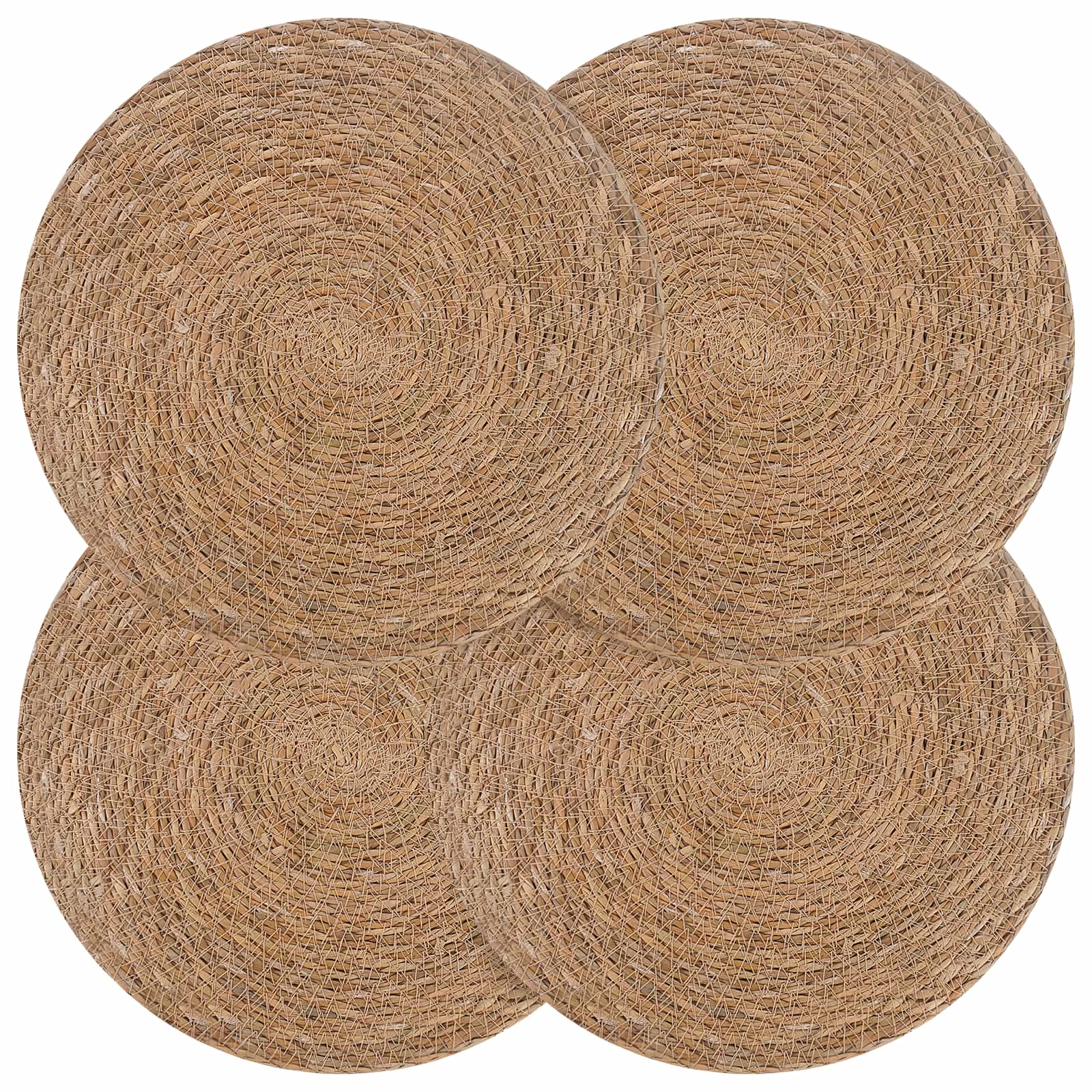 Zeegroene placemats 4 st Naturel 100% Zeegras