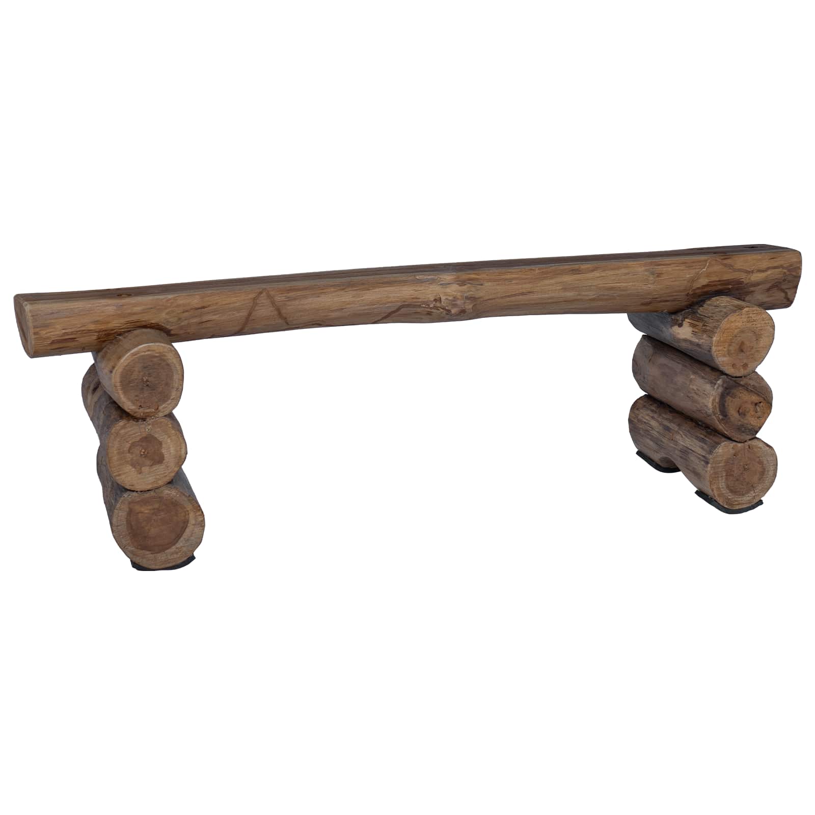 Bank Naturel 110 x 30 x 34 cm Massief Teakhout – afbeelding 2