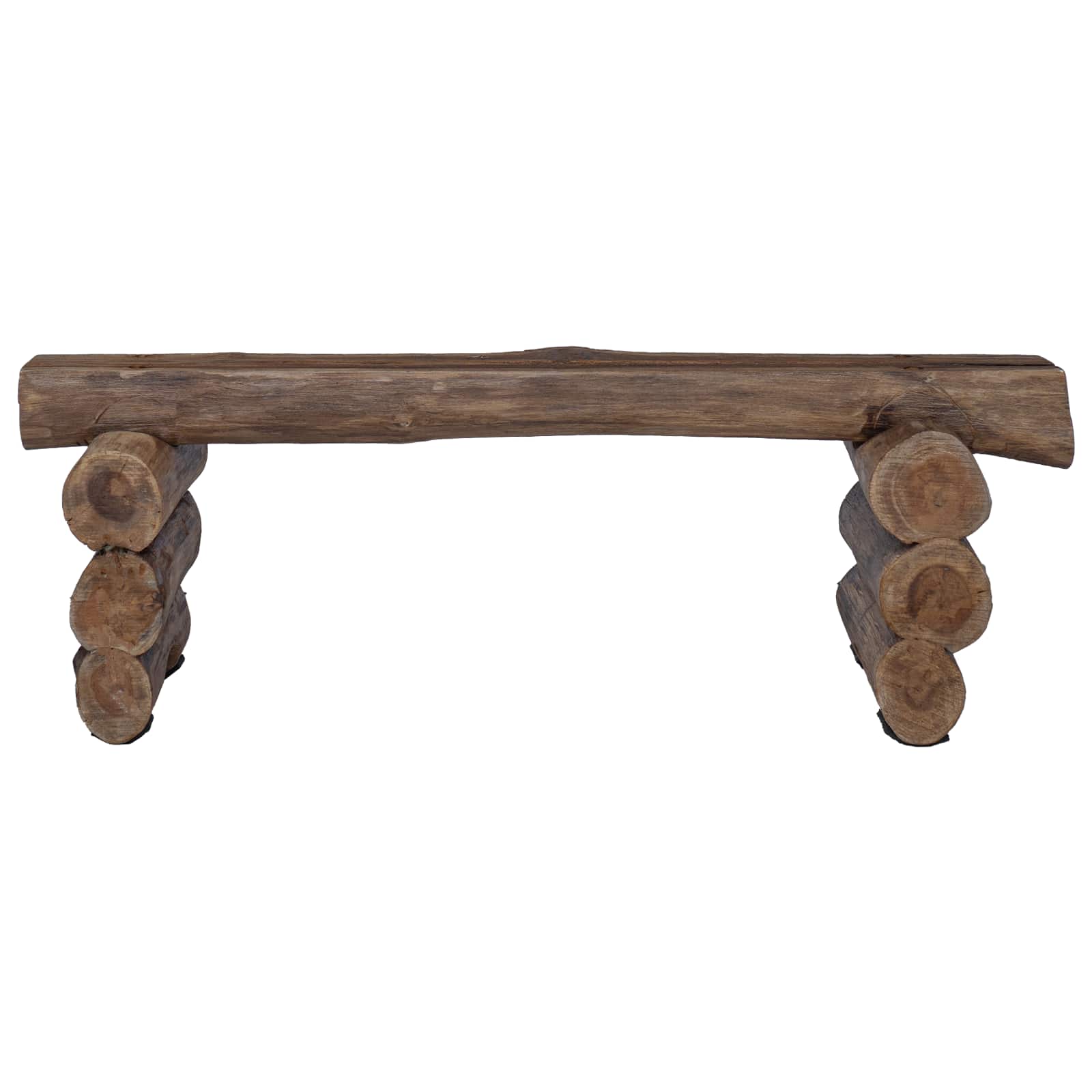 Bank Naturel 110 x 30 x 34 cm Massief Teakhout – afbeelding 4