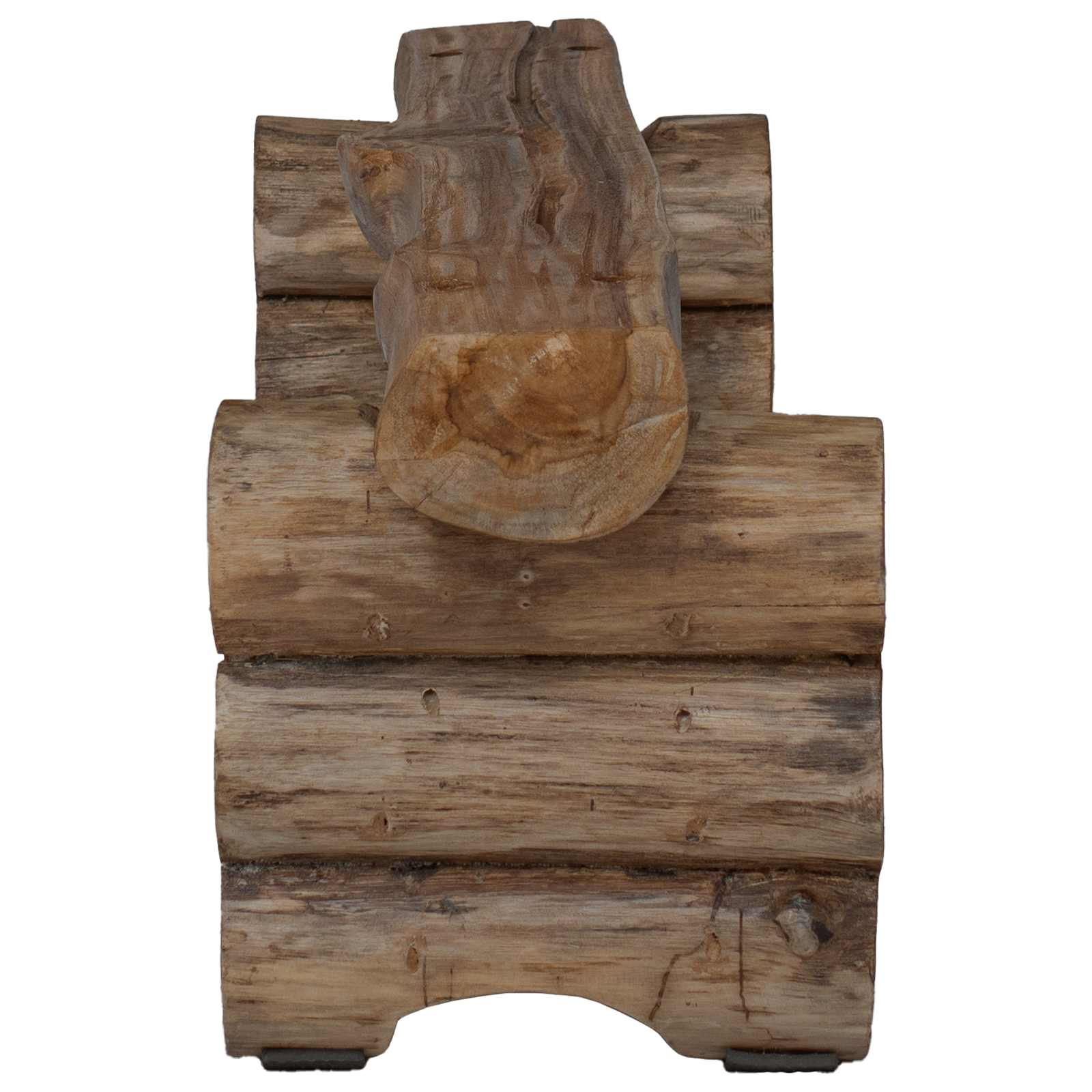 Bank Naturel 110 x 30 x 34 cm Massief Teakhout – afbeelding 5
