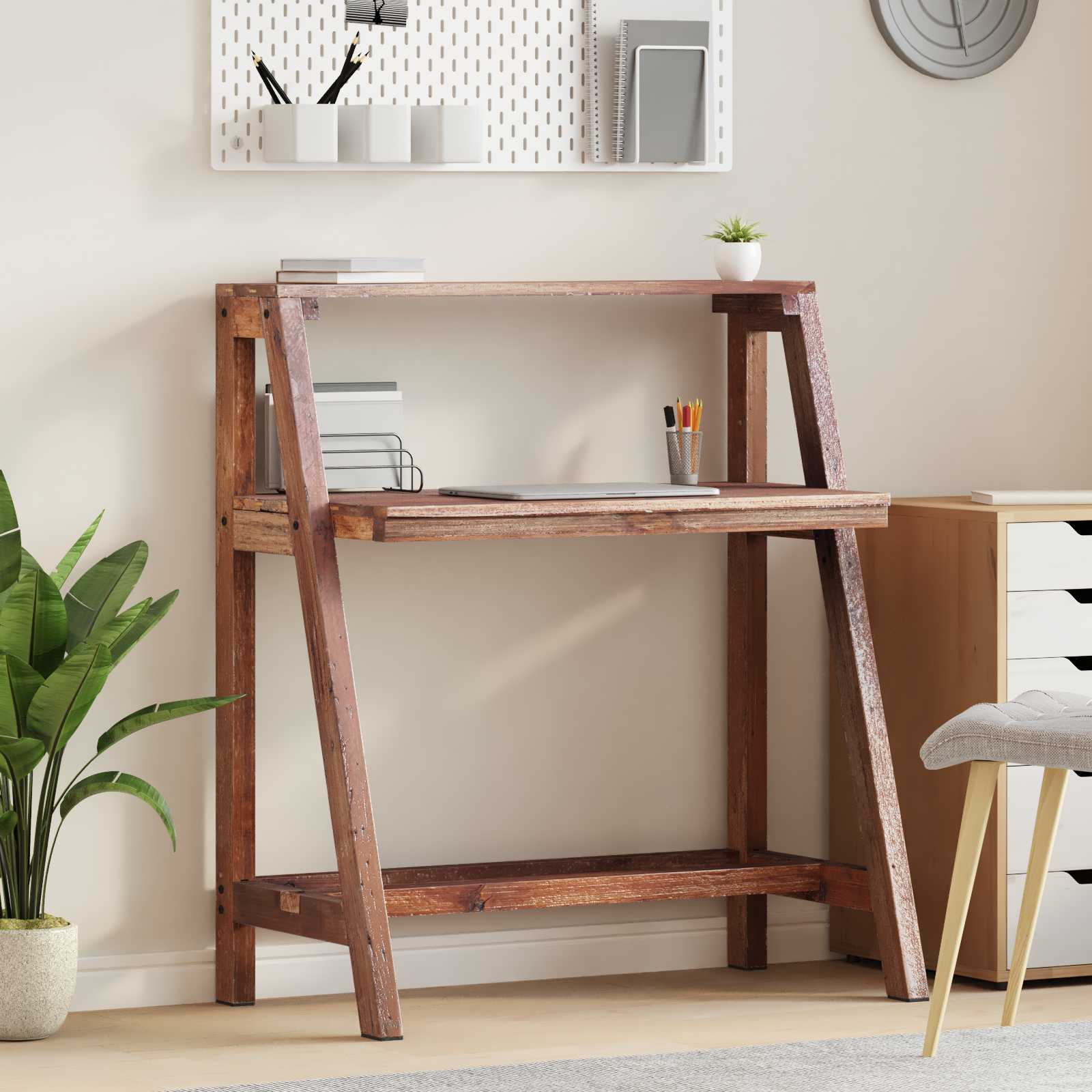 Bureau Bruin 90 x 50 x 103 cm Massief Gerecycled Hout