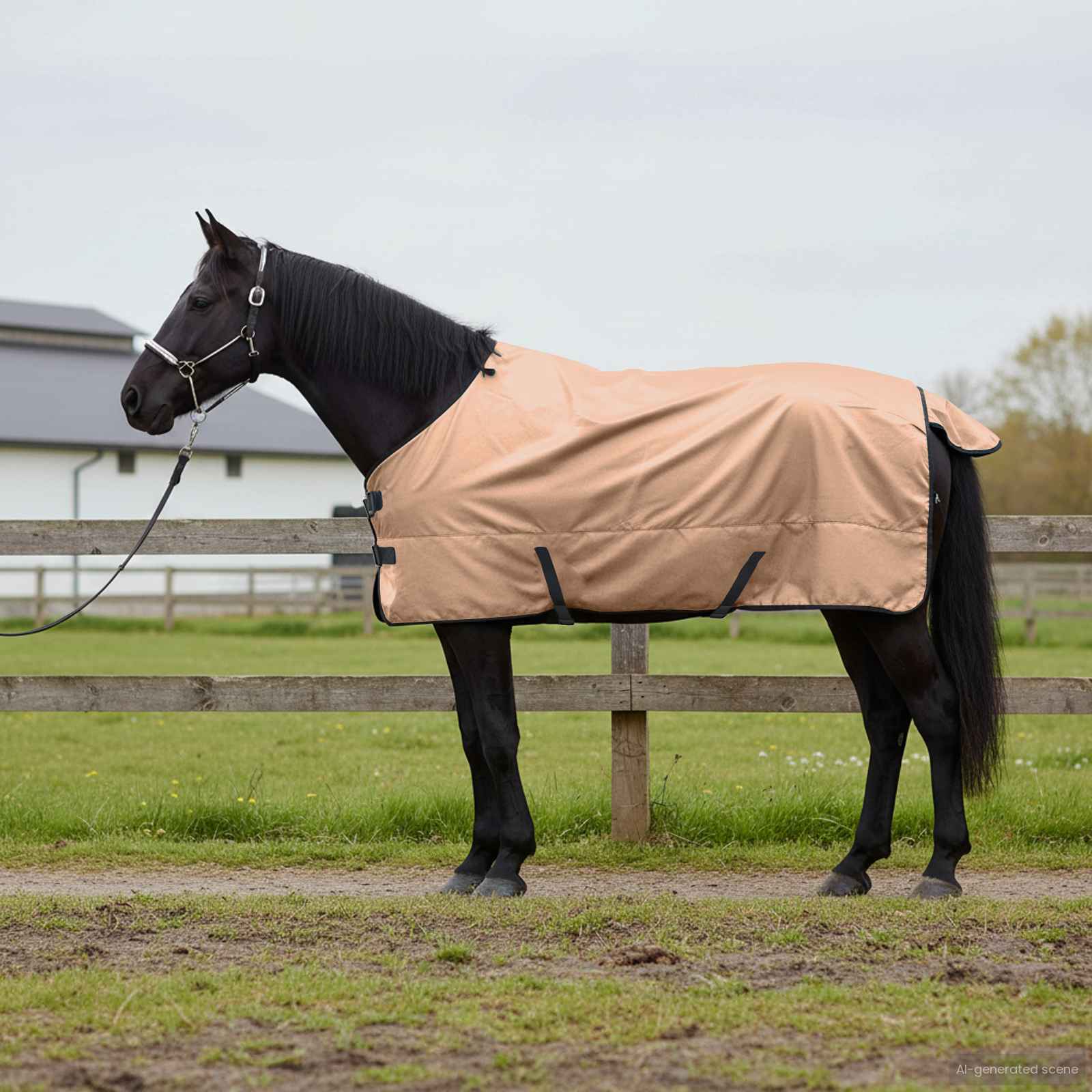 Paardendeken Cappuccino 155 cm Polyester