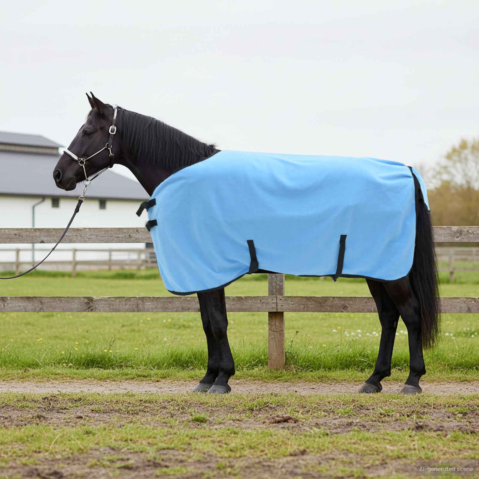 Paardendeken Volledige Aqua 75 cm Polyester