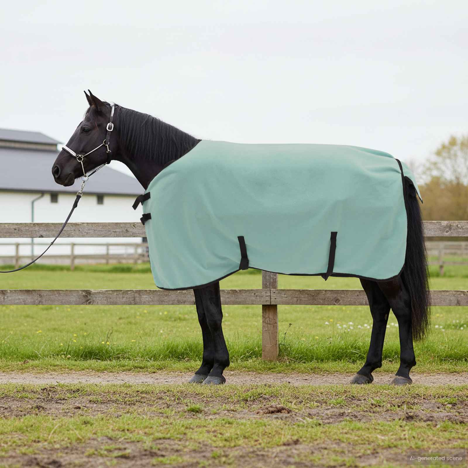 Paardendeken Speciale Groen 105 cm Polyester