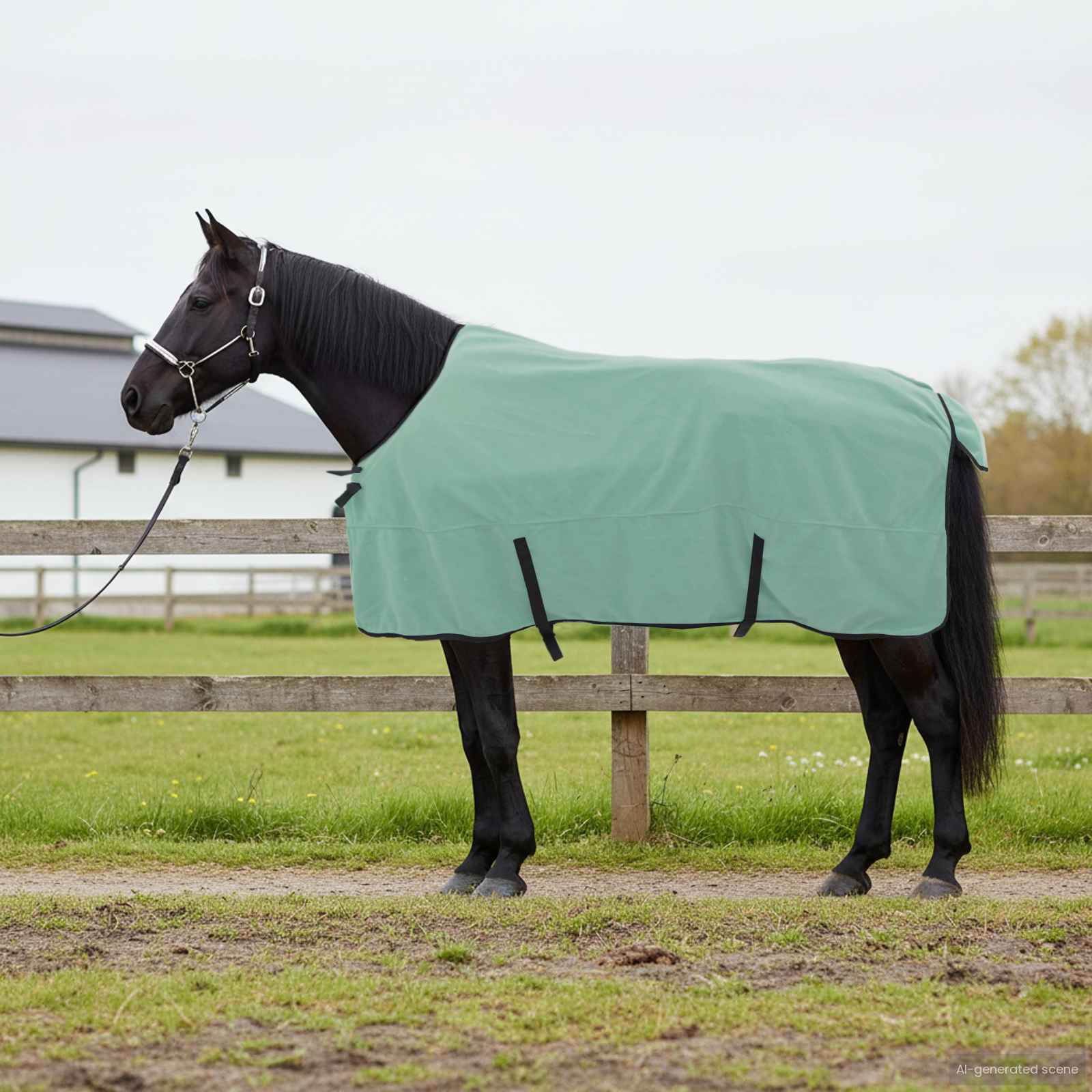 Paardendeken Speciale Groen 155 cm Polyester