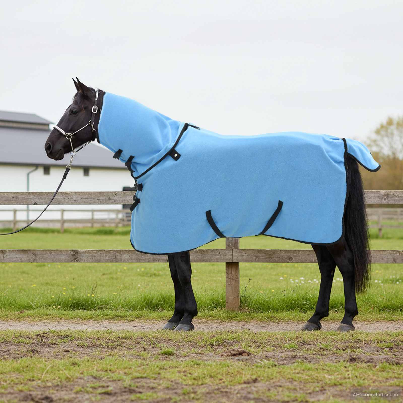 Paardendeken Volledige Aqua 75 cm Polyester