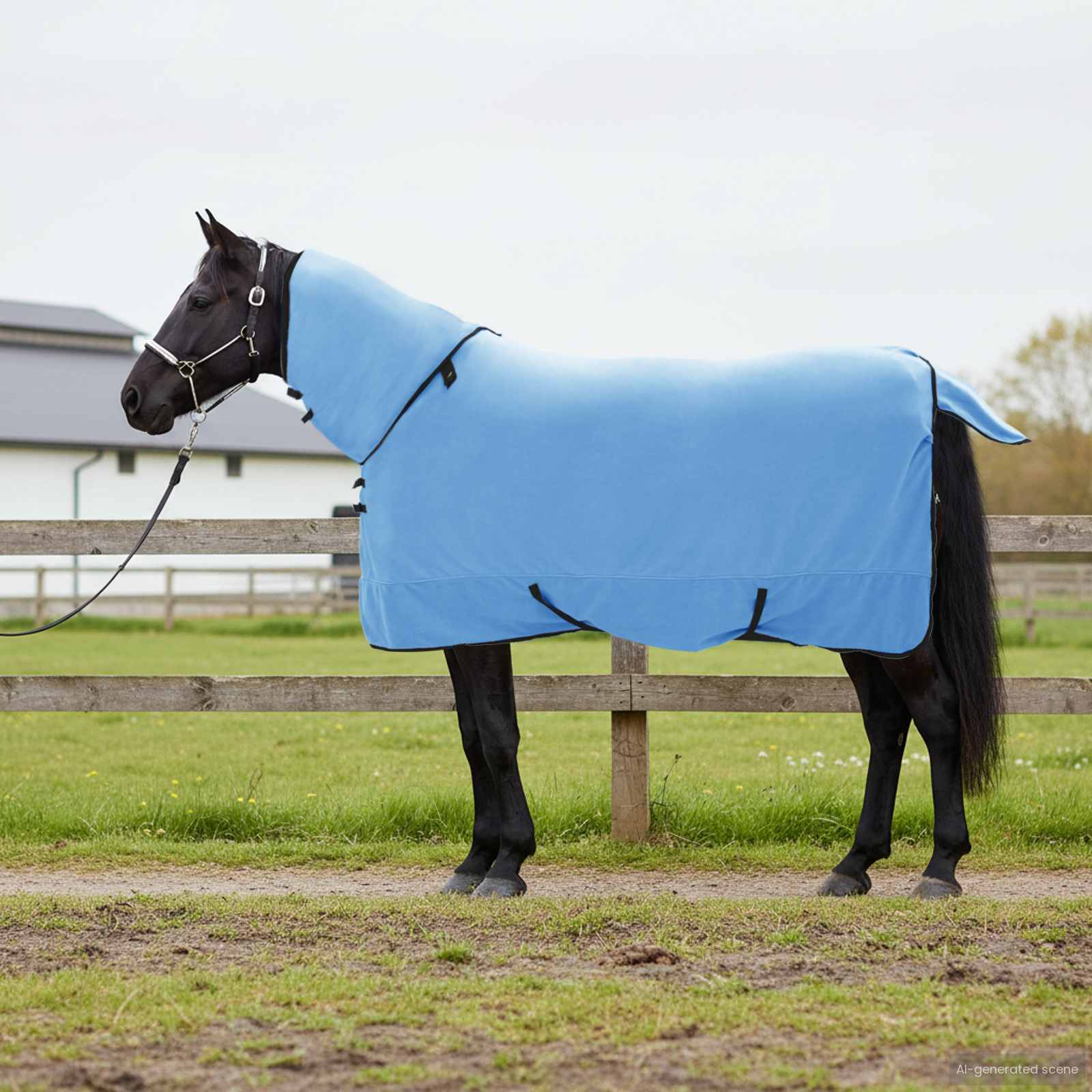 Paardendeken Volledige Aqua 125 cm Polyester