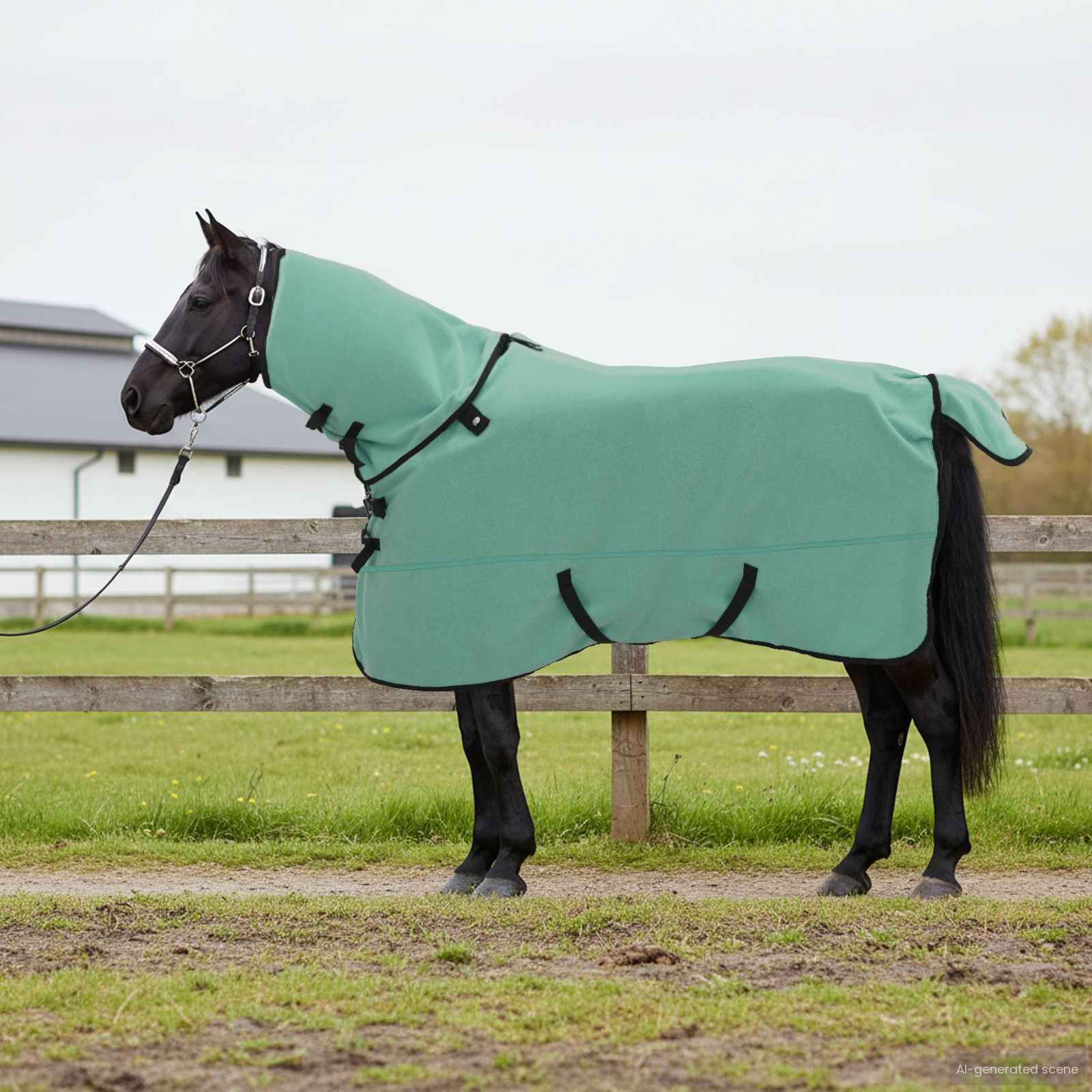 Paardendeken Speciale Groen 145 cm Polyester